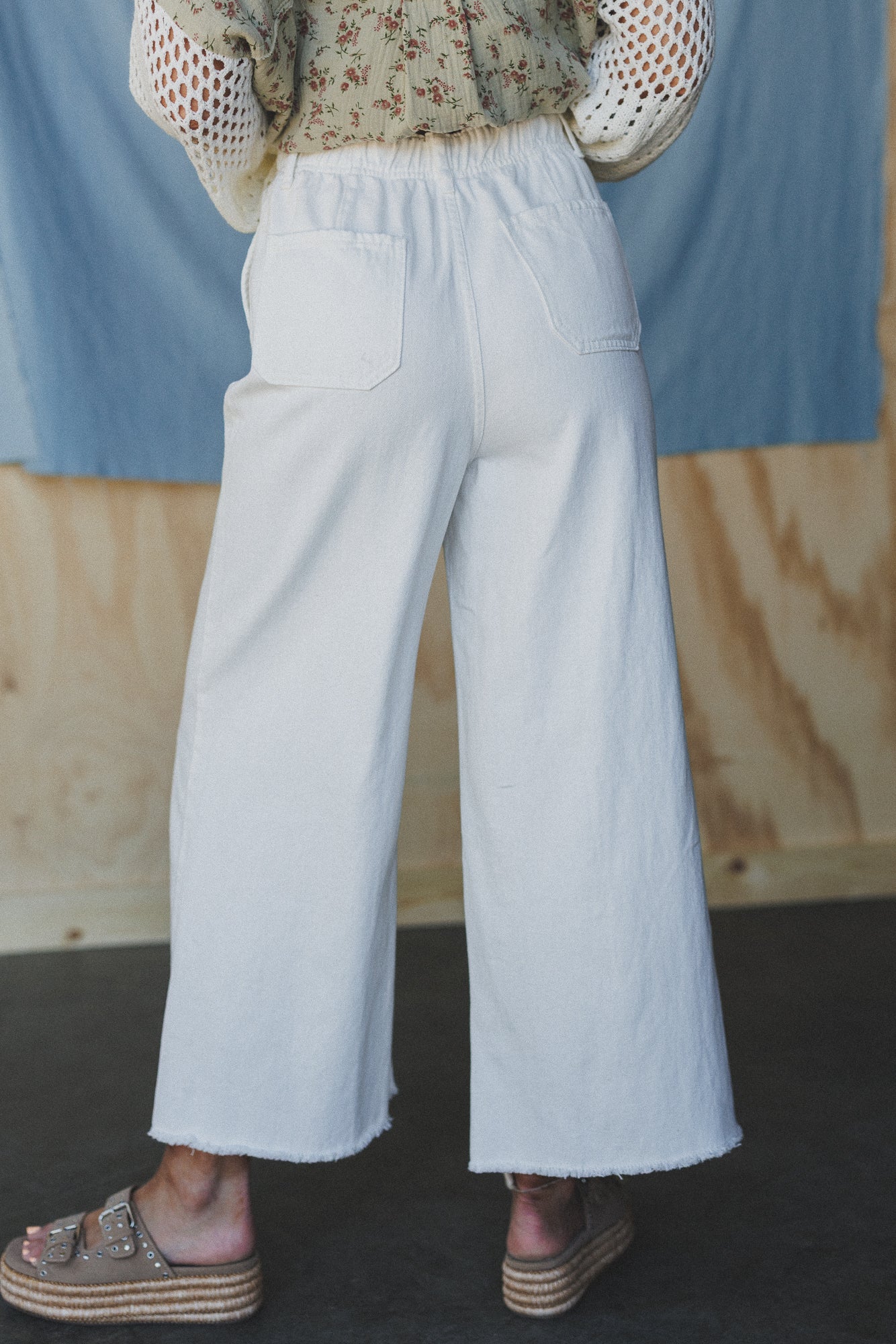 Simply You Wide Leg Jeans - White - Image 7