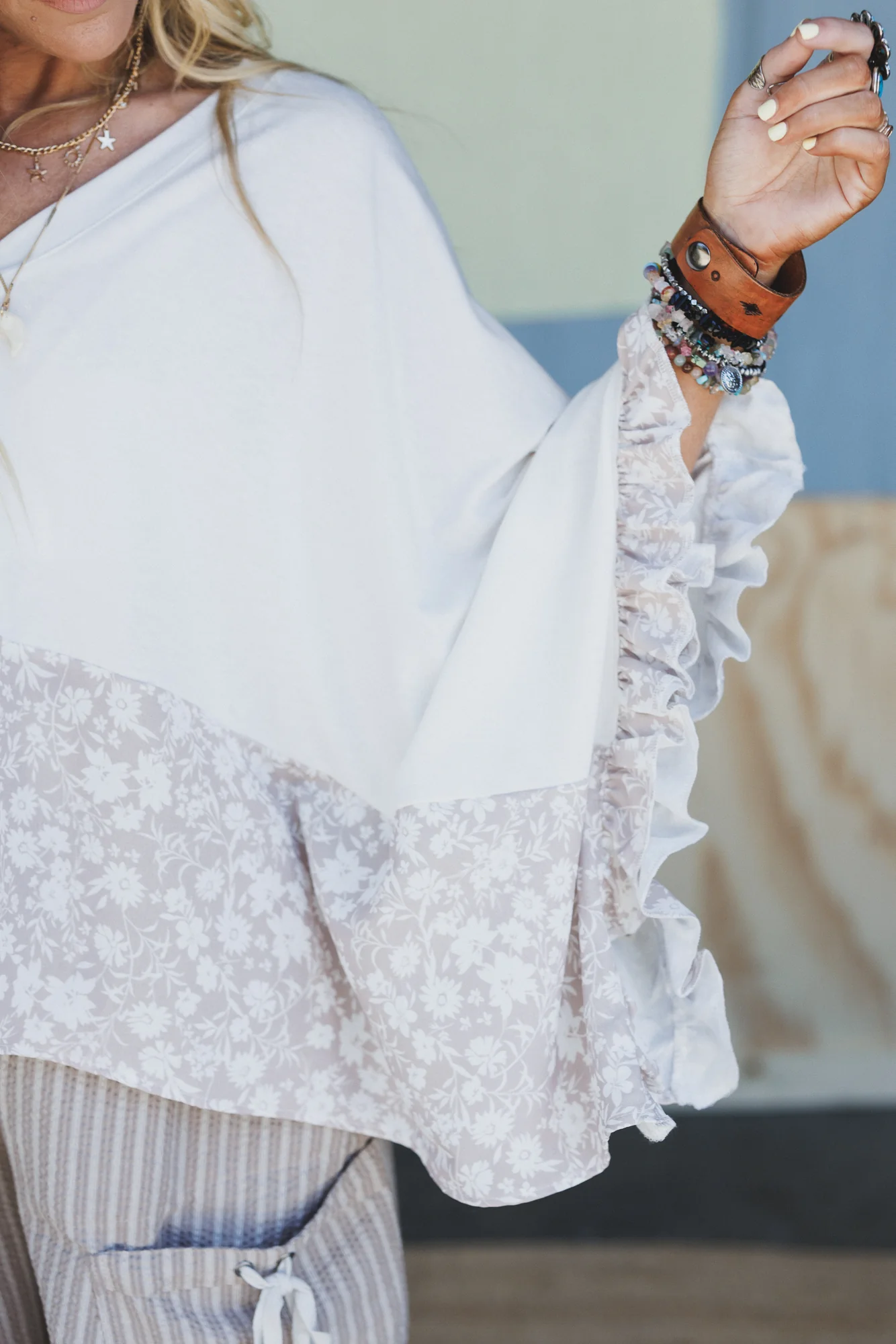 The Nest Soft Ambition Top - Taupe - Image 3