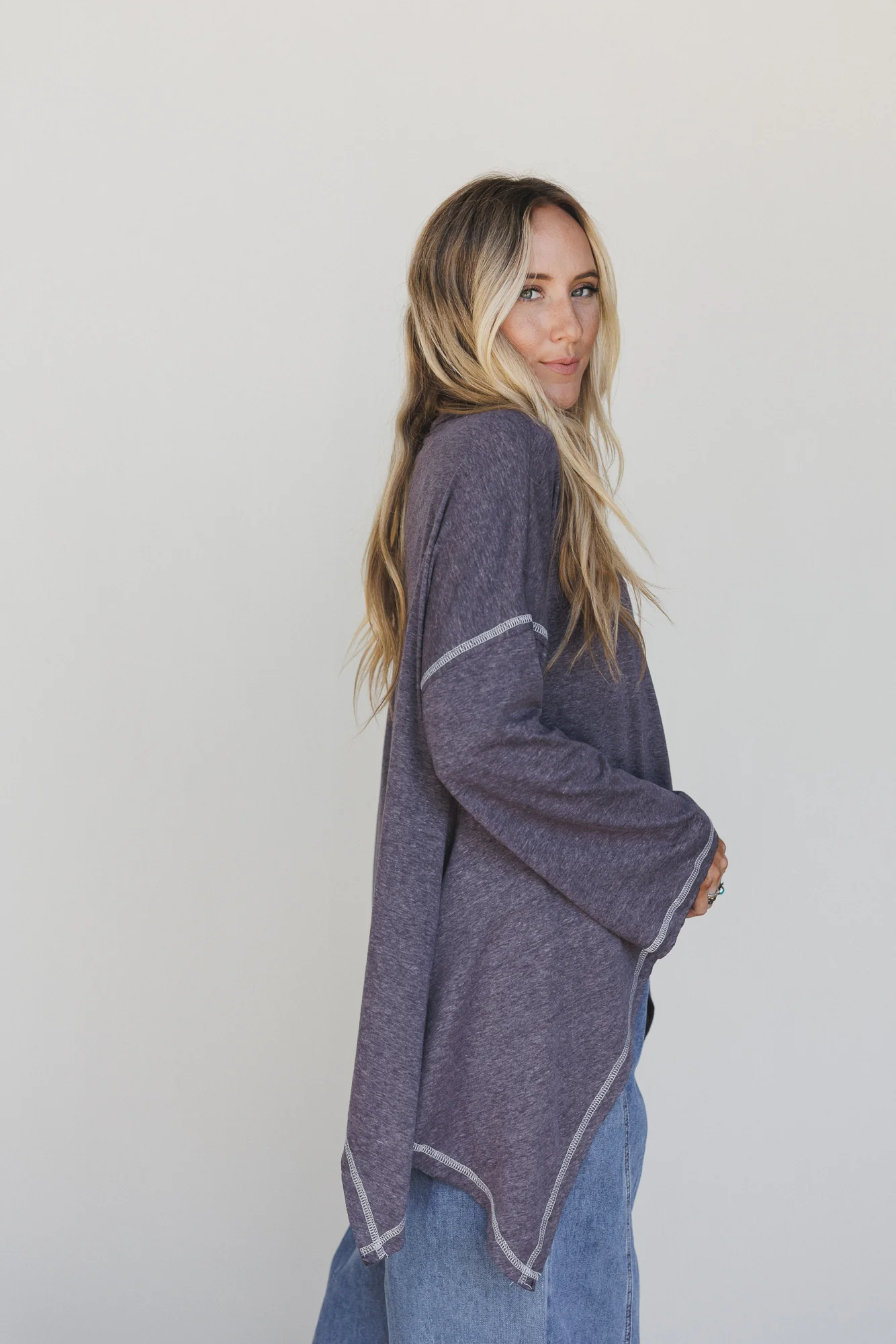 The Nest Soft Intentions Top - Charcoal - Image 5