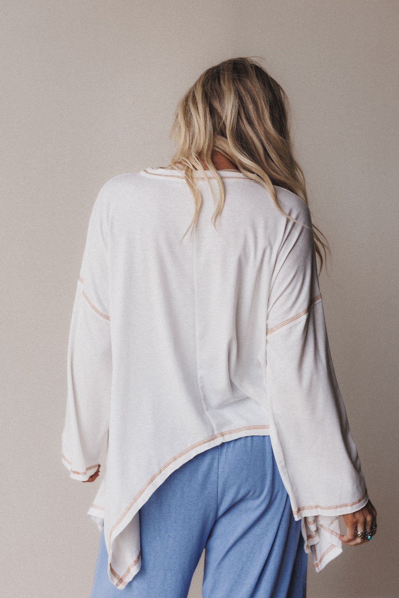 The Nest Soft Intentions Top - Off White - Image 4