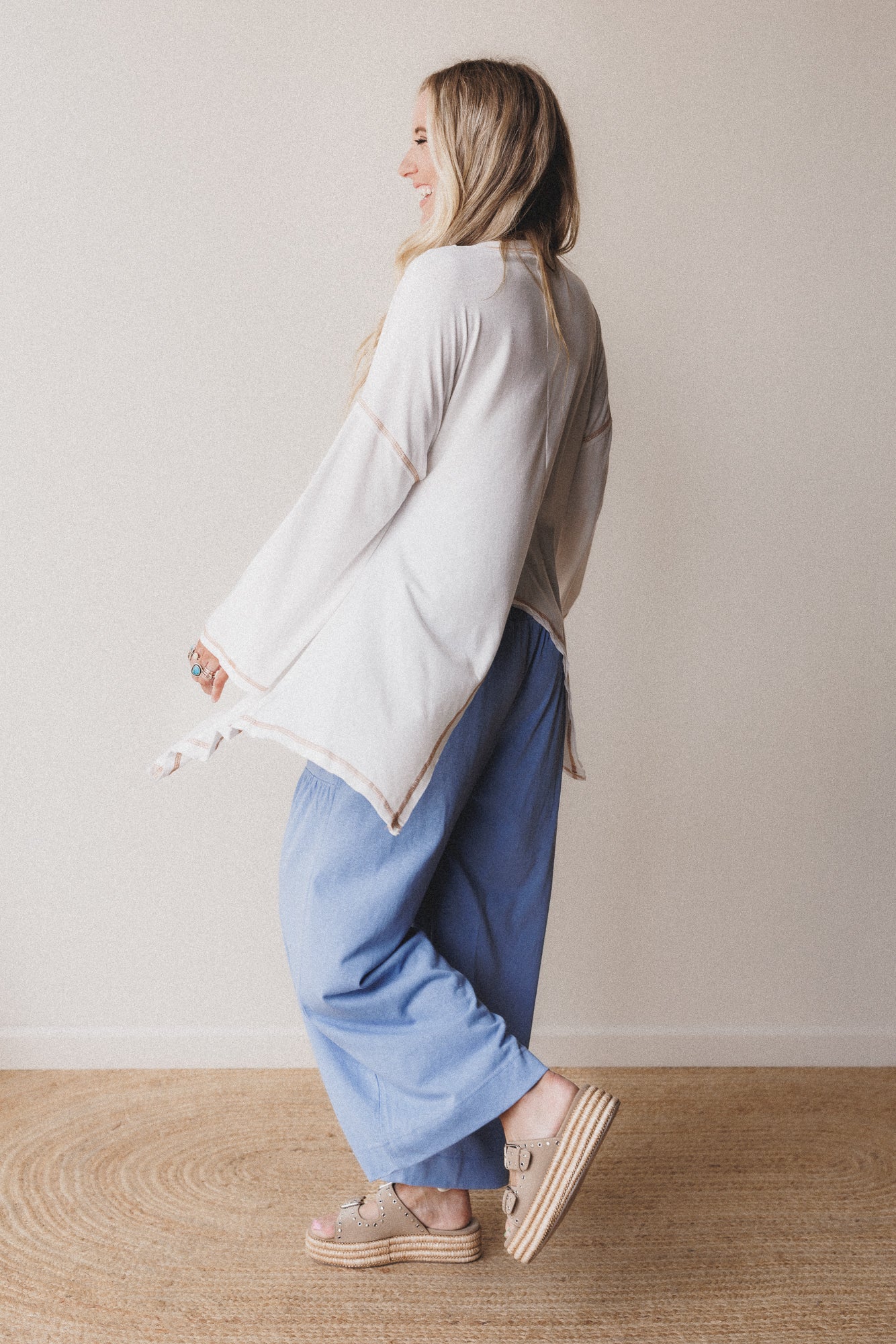 The Nest Soft Intentions Top - Off White - Image 5