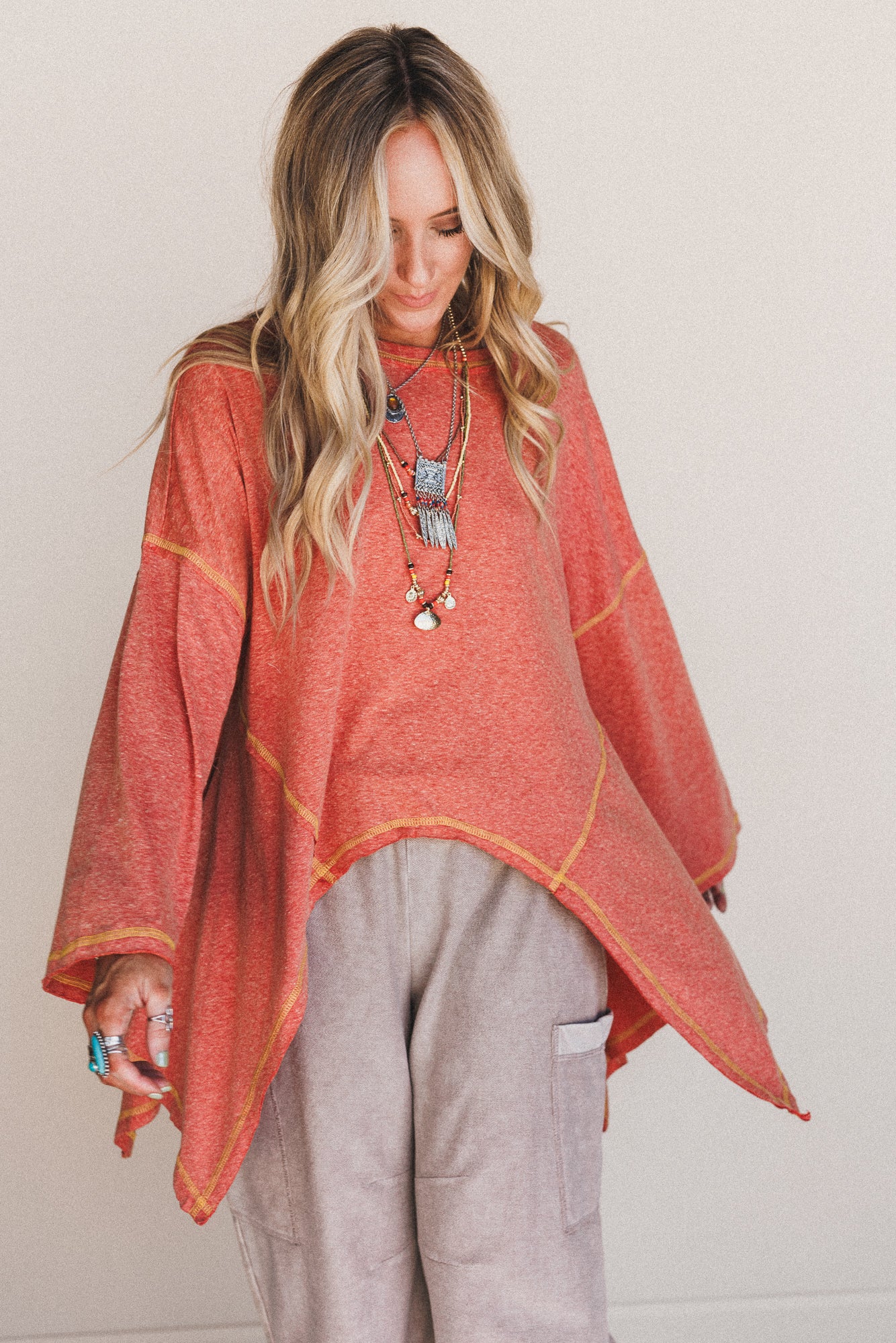 The Nest Soft Intentions Top - Rust - Image 3