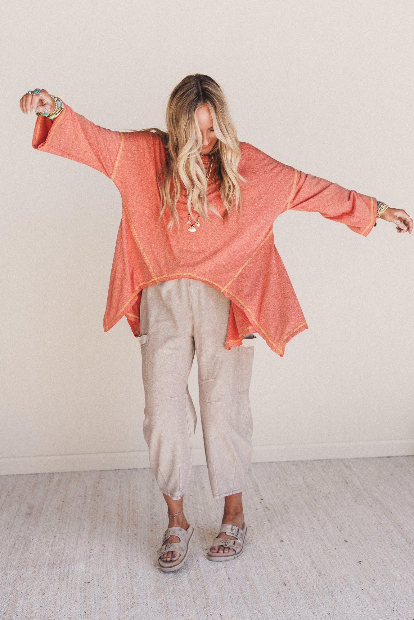 The Nest Soft Intentions Top - Rust - Image 5