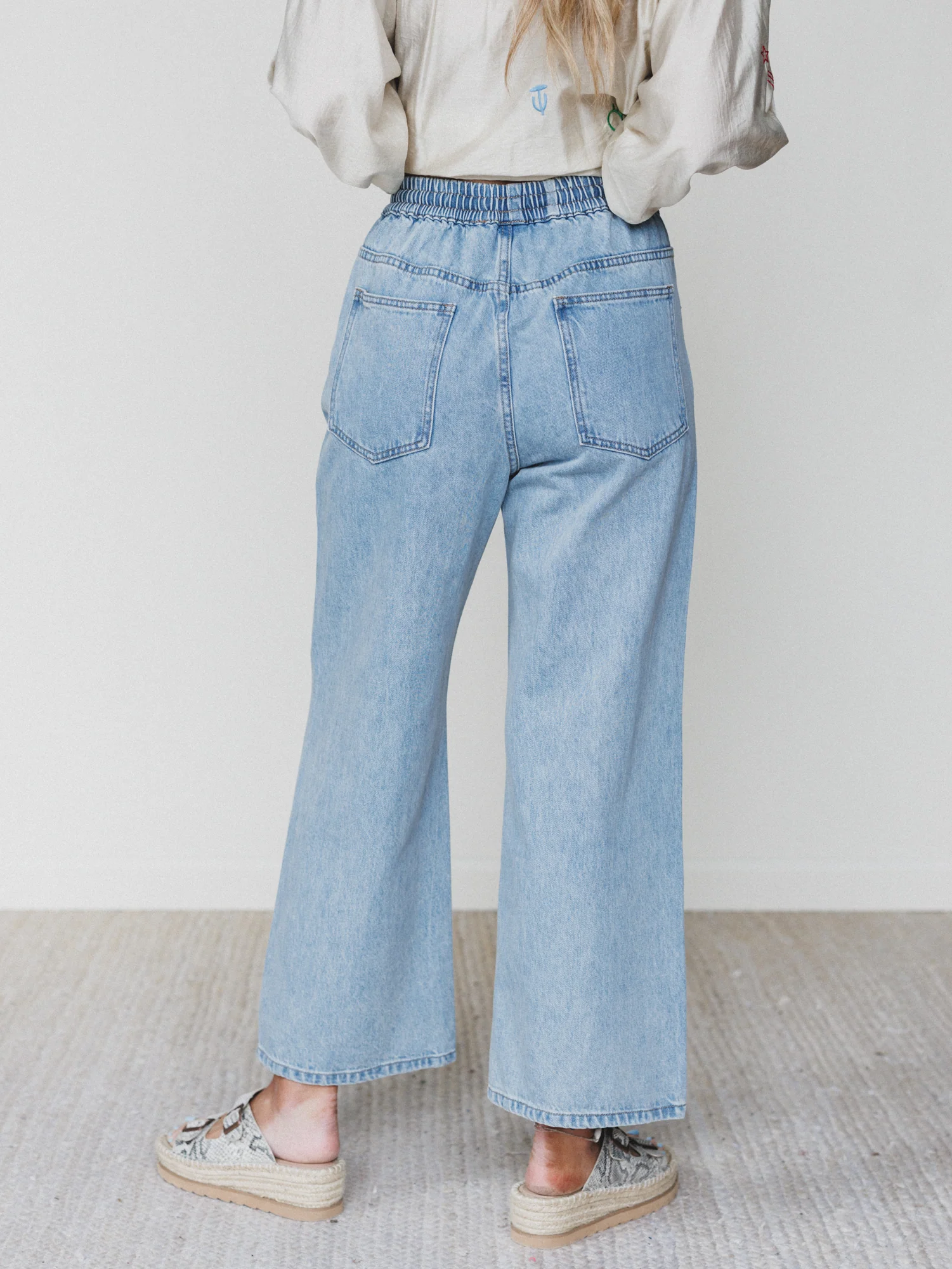 The Nest Soft Petal Denim Pants - Denim - Image 5