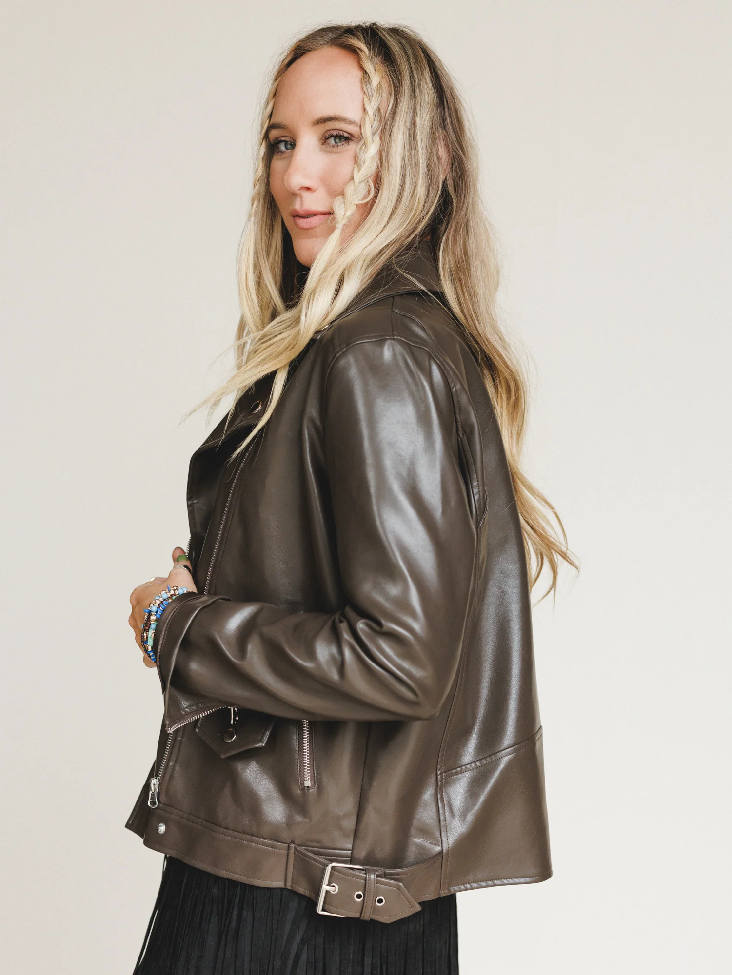 The Nest Soft Rebel Jacket - Brown - Image 3