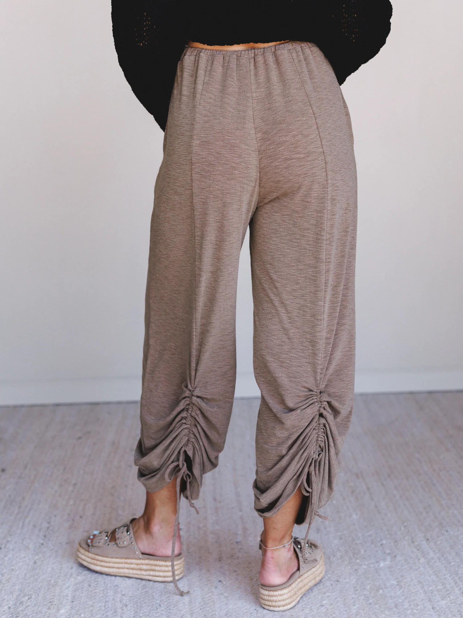 The Nest Solie Cinched Pants - Mocha - Image 6