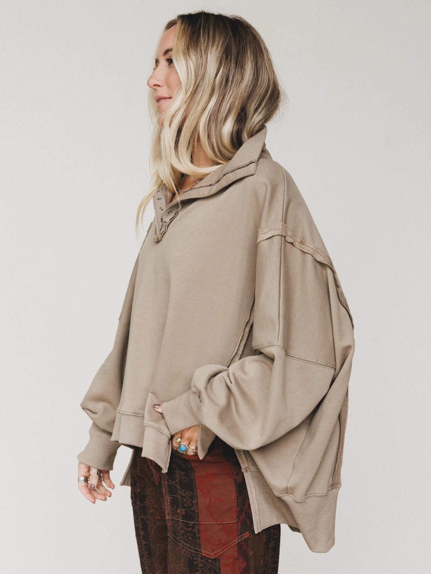 The Nest Stay Soft Top - Brown - Pre Order
