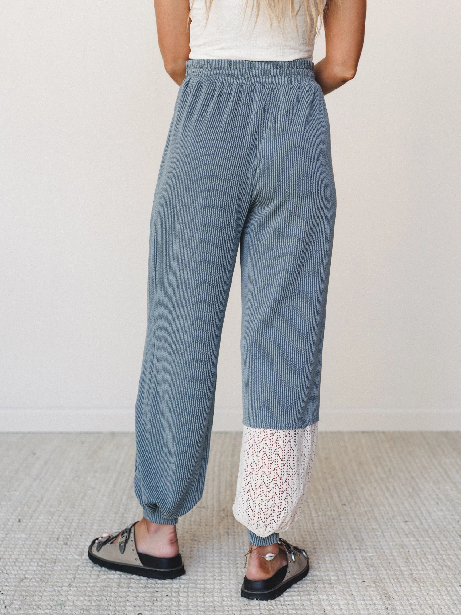 The Nest Weekend Warrior Joggers - Seafoam Cream - Image 7