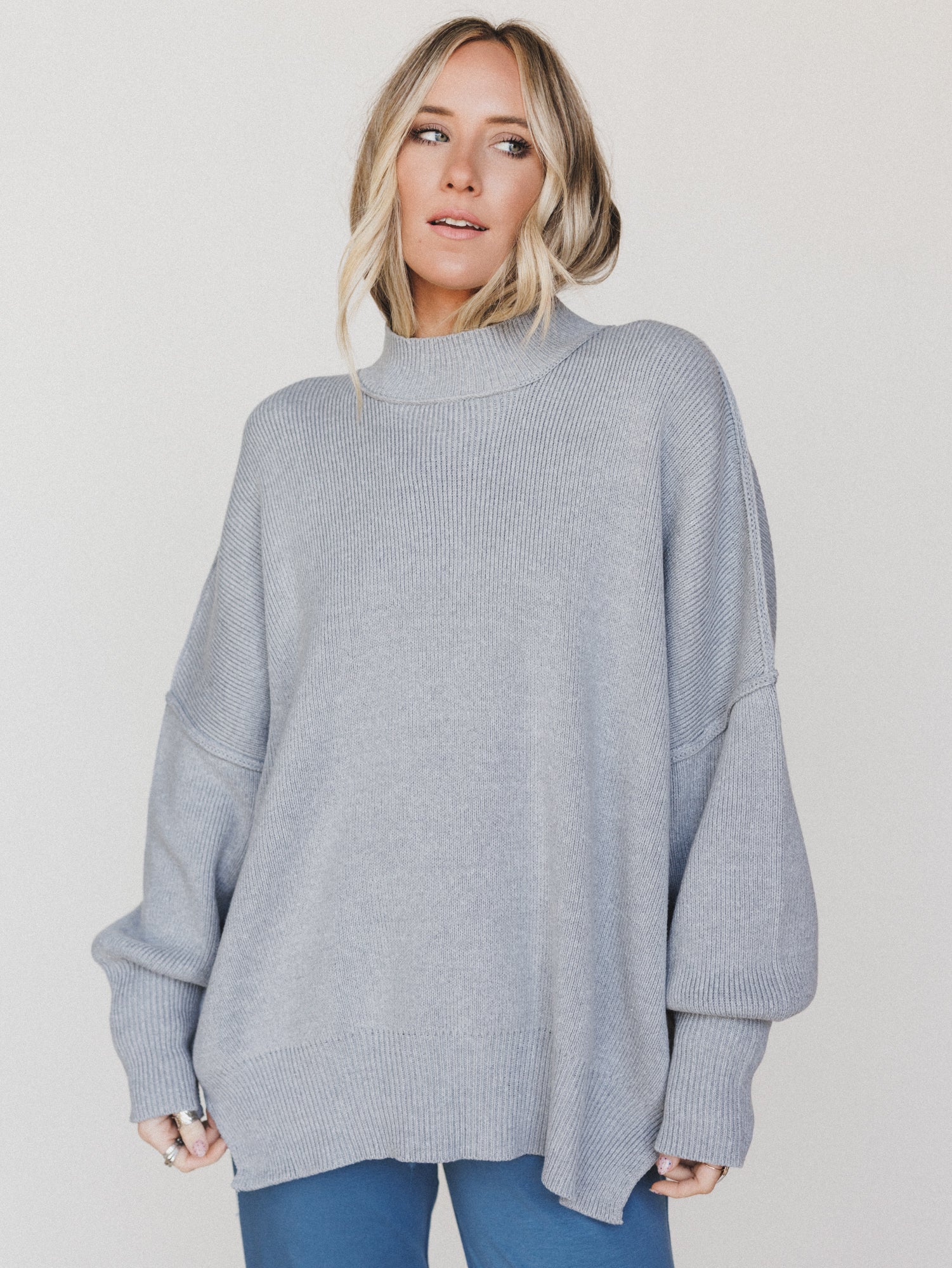 The Perfect Sweater - Heather Gray - Image 2