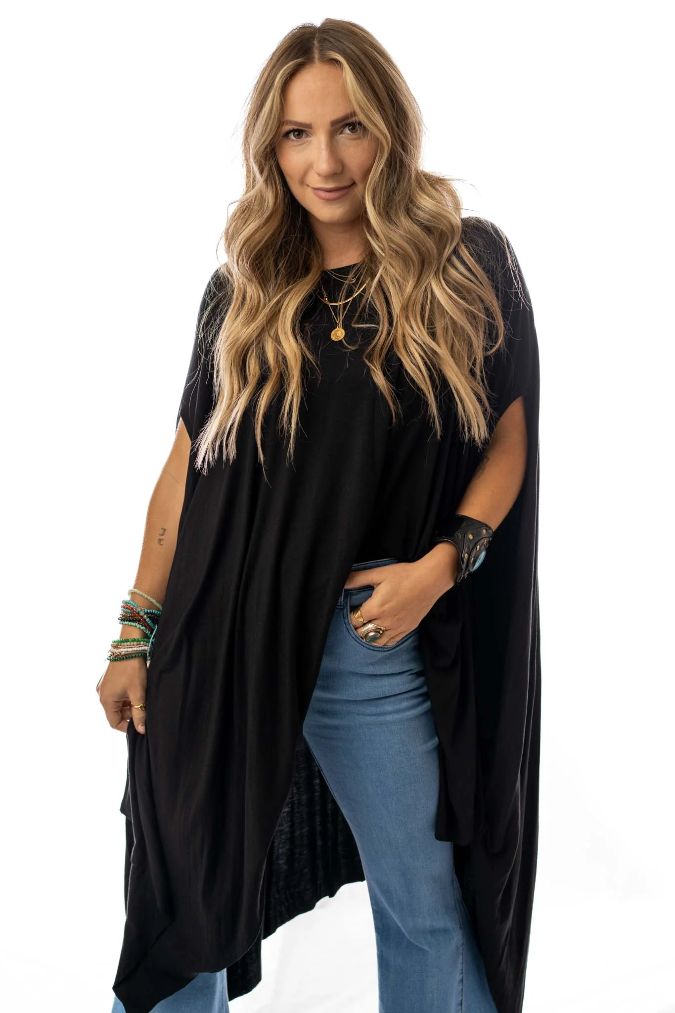 The Wren Tunic - Black - Image 6