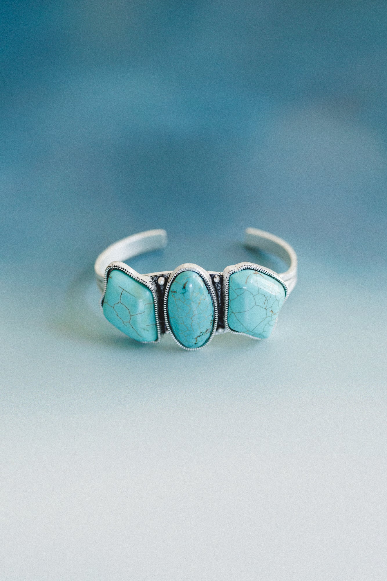 Three Wishes Cuff Bracelet - Turquoise - Pre Order