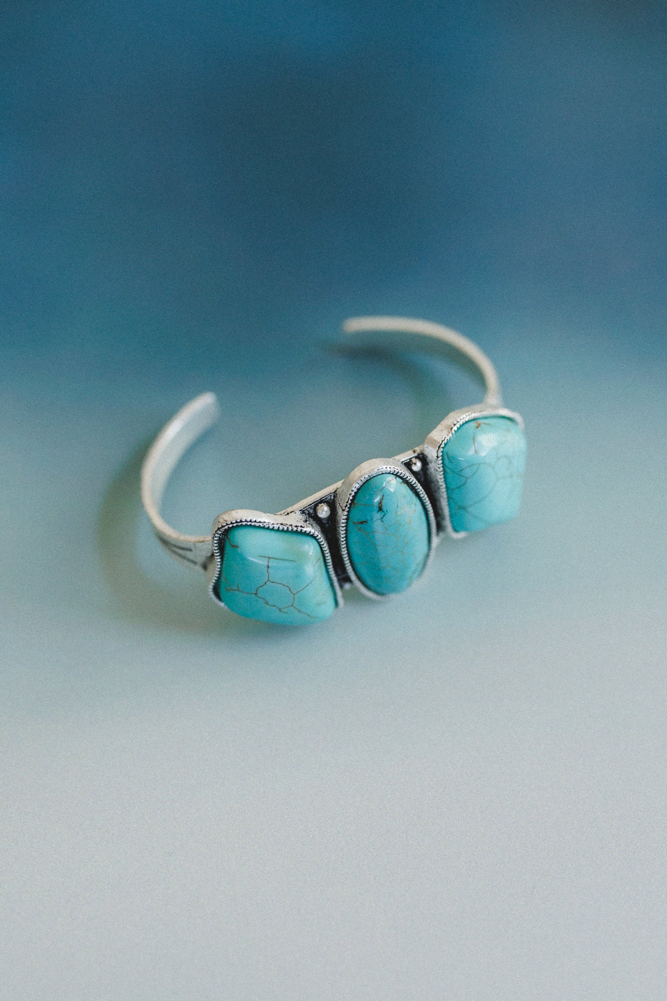 Three Wishes Cuff Bracelet - Turquoise - Pre Order - Image 2