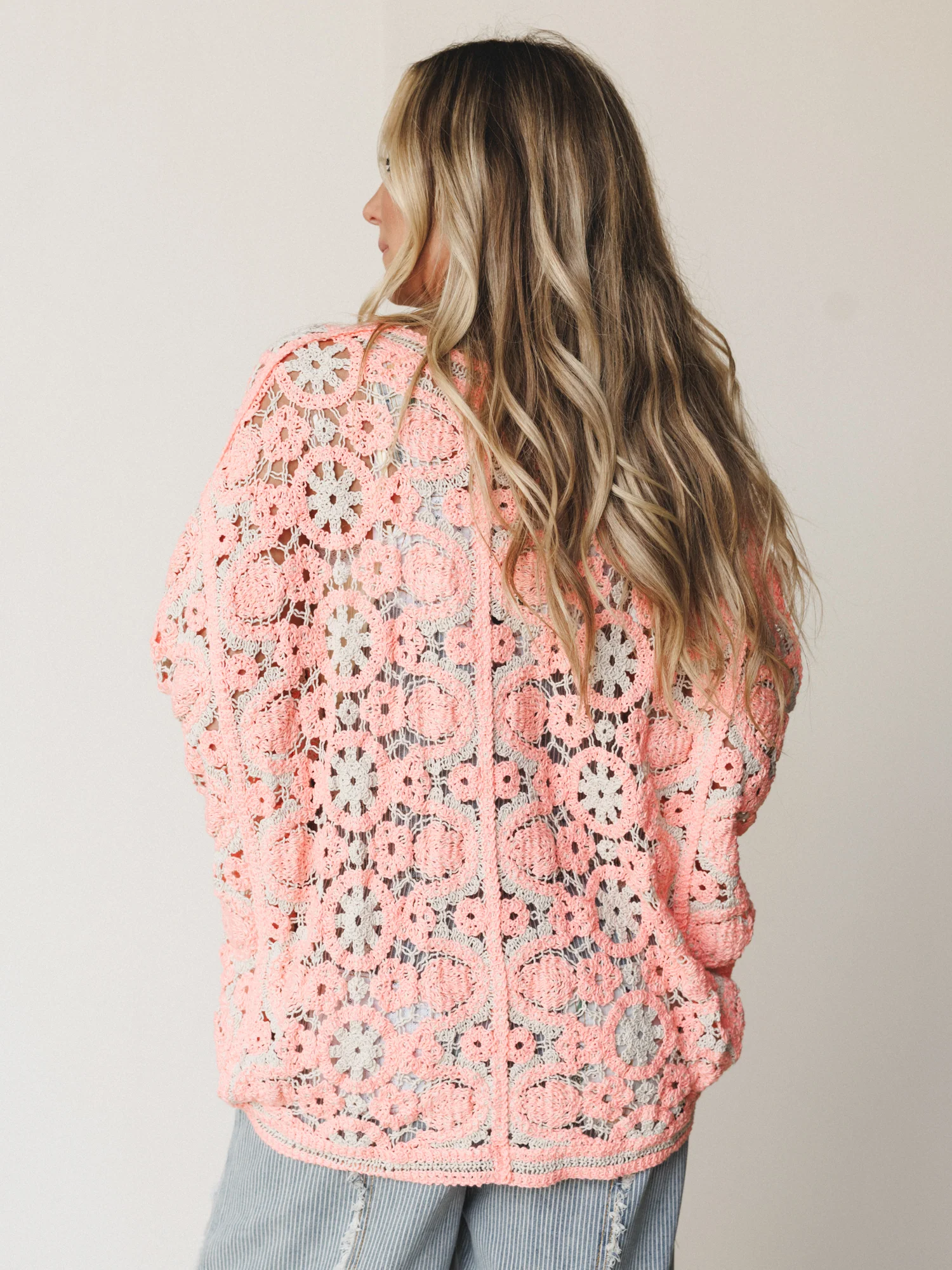 Time for Change Cardigan - Orange Natural - Image 4