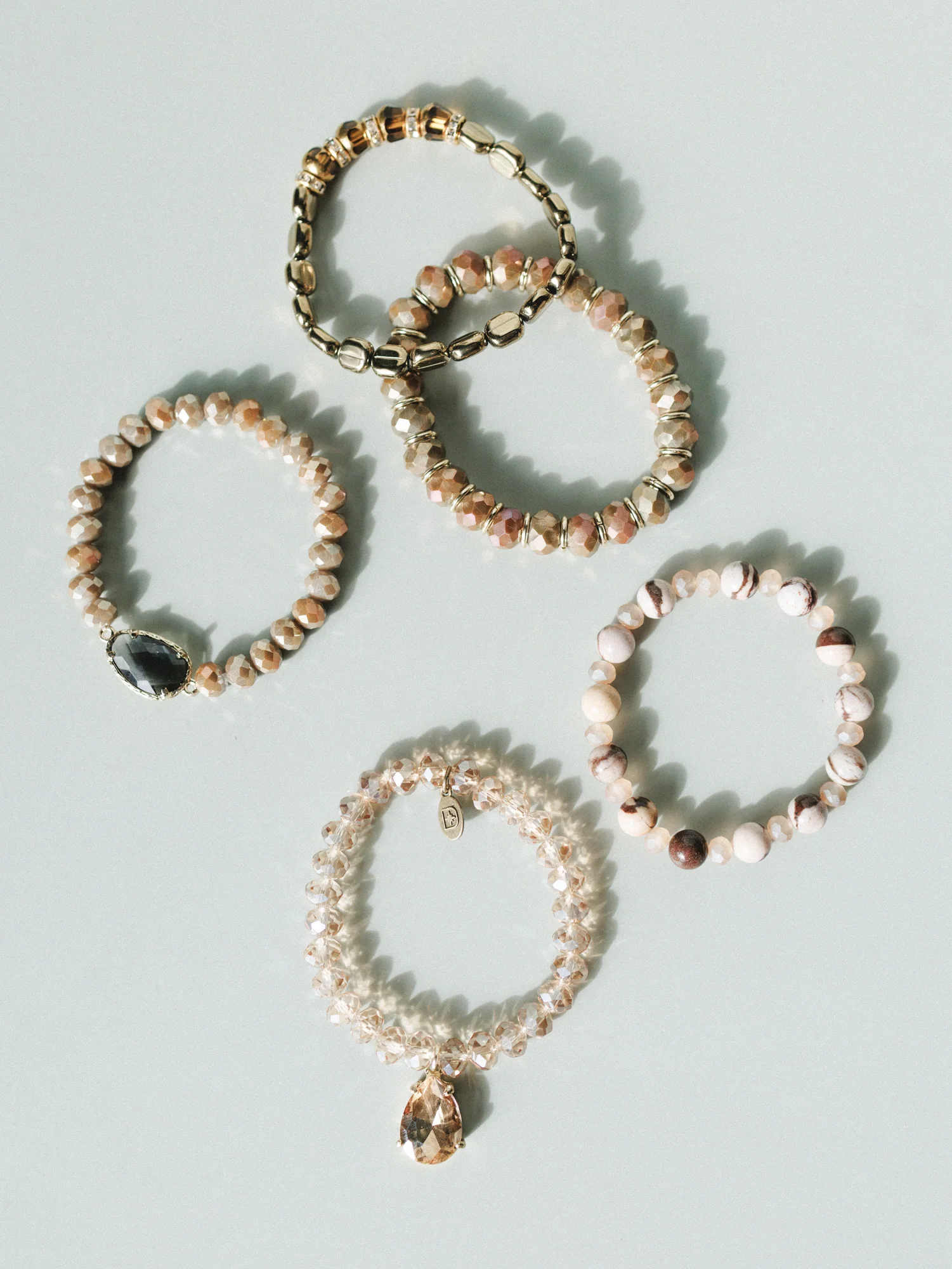 Toni Bracelet Set - Gold