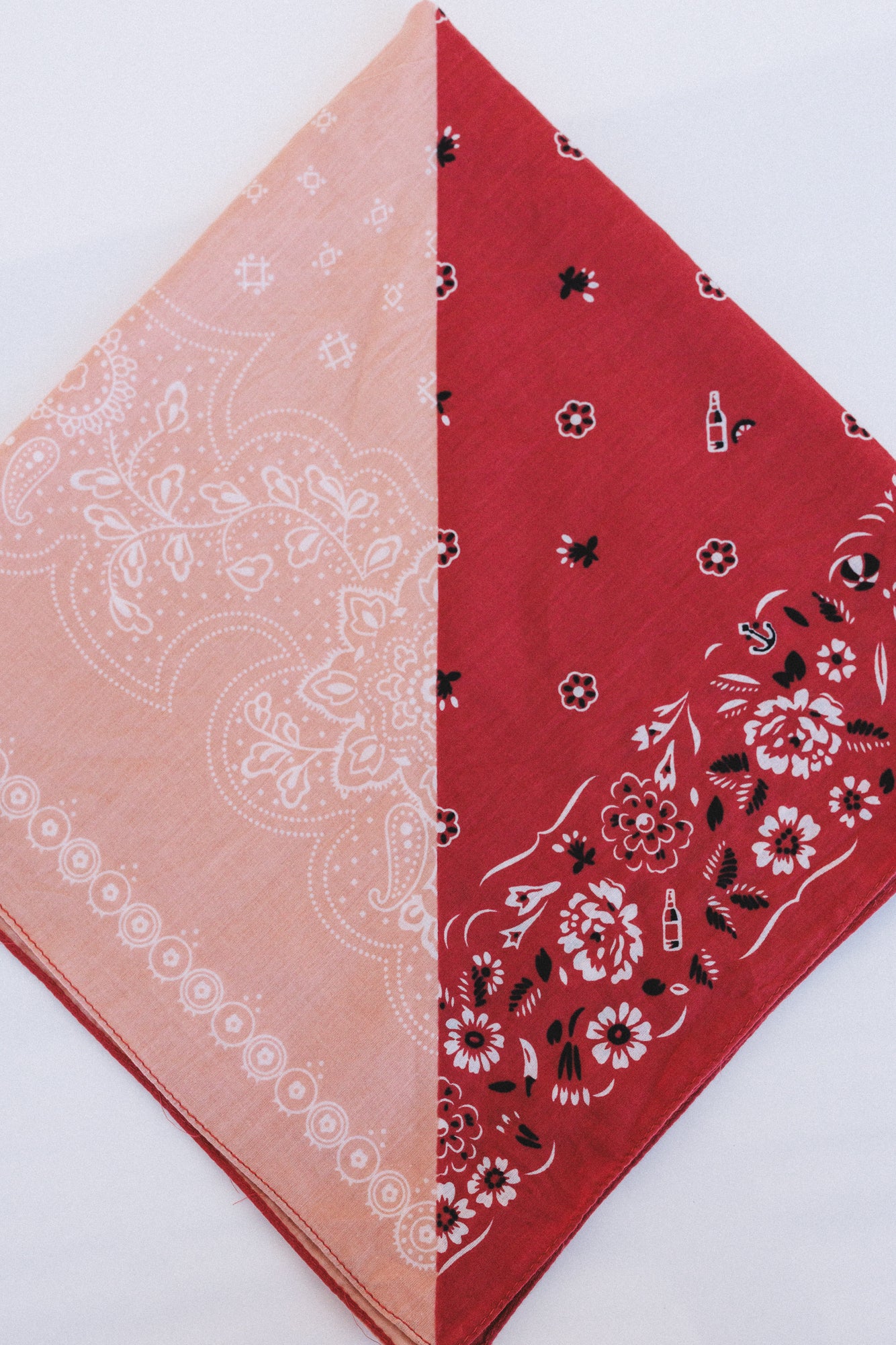Trail Days Two Tone Floral Bandana - Rust Multi - Pre Order - Image 2