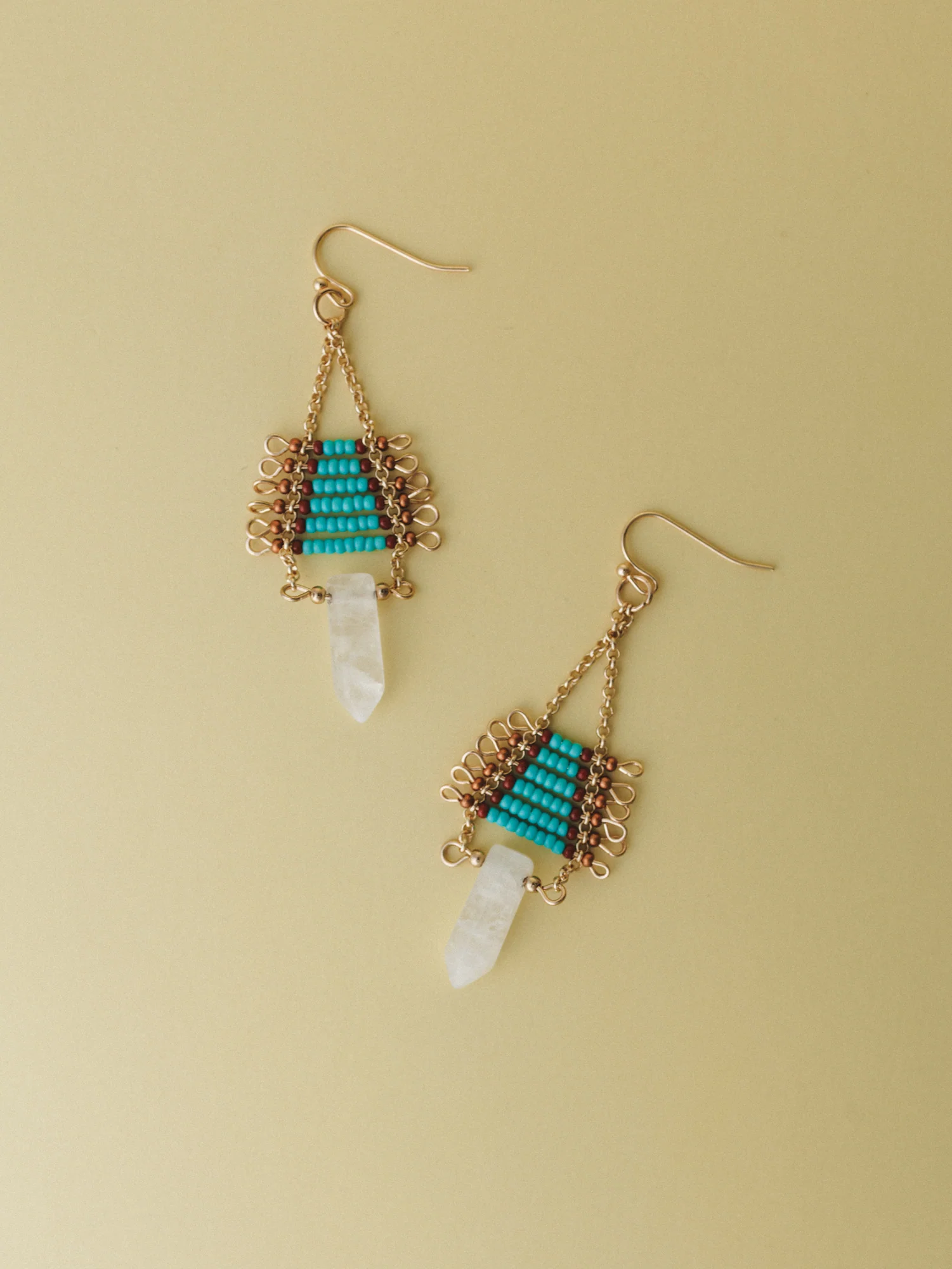 Twila Crystal Drop Earrings - Multi - Image 3