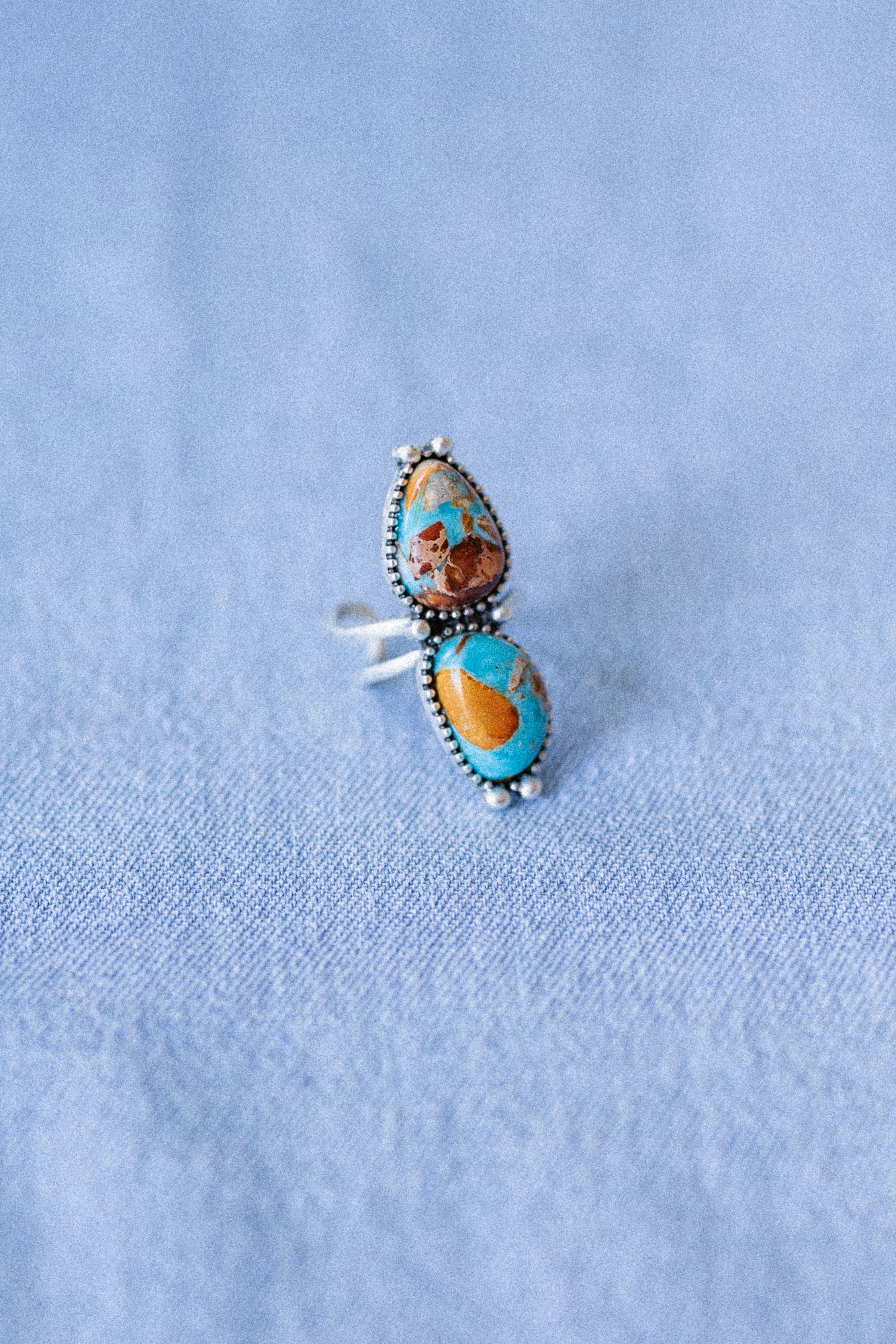 Twin Trails Ring - Turquoise - Pre Order - Image 2