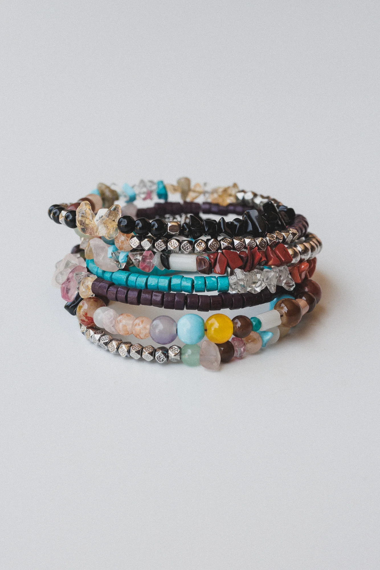 Velvet Sky Wrap Bracelet - Blue Multi