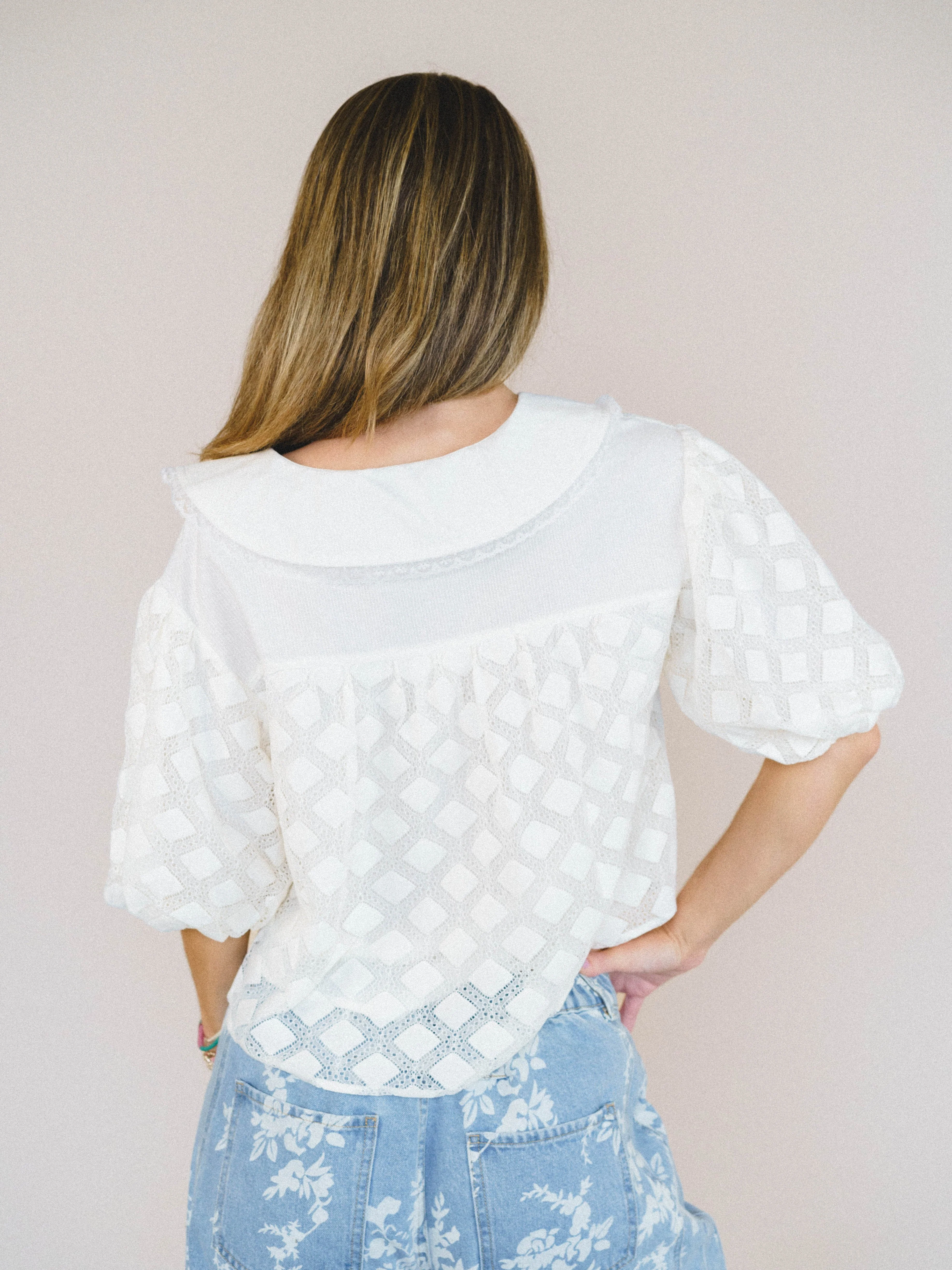 Vintage Treasures Blouse - Cream - Image 3