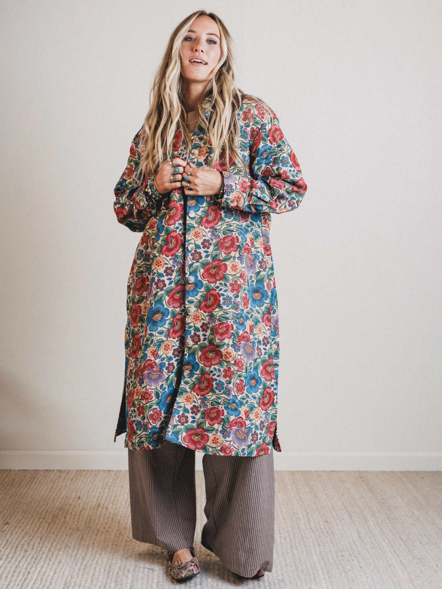 Wander Field Floral Jacket - Pink - Image 5