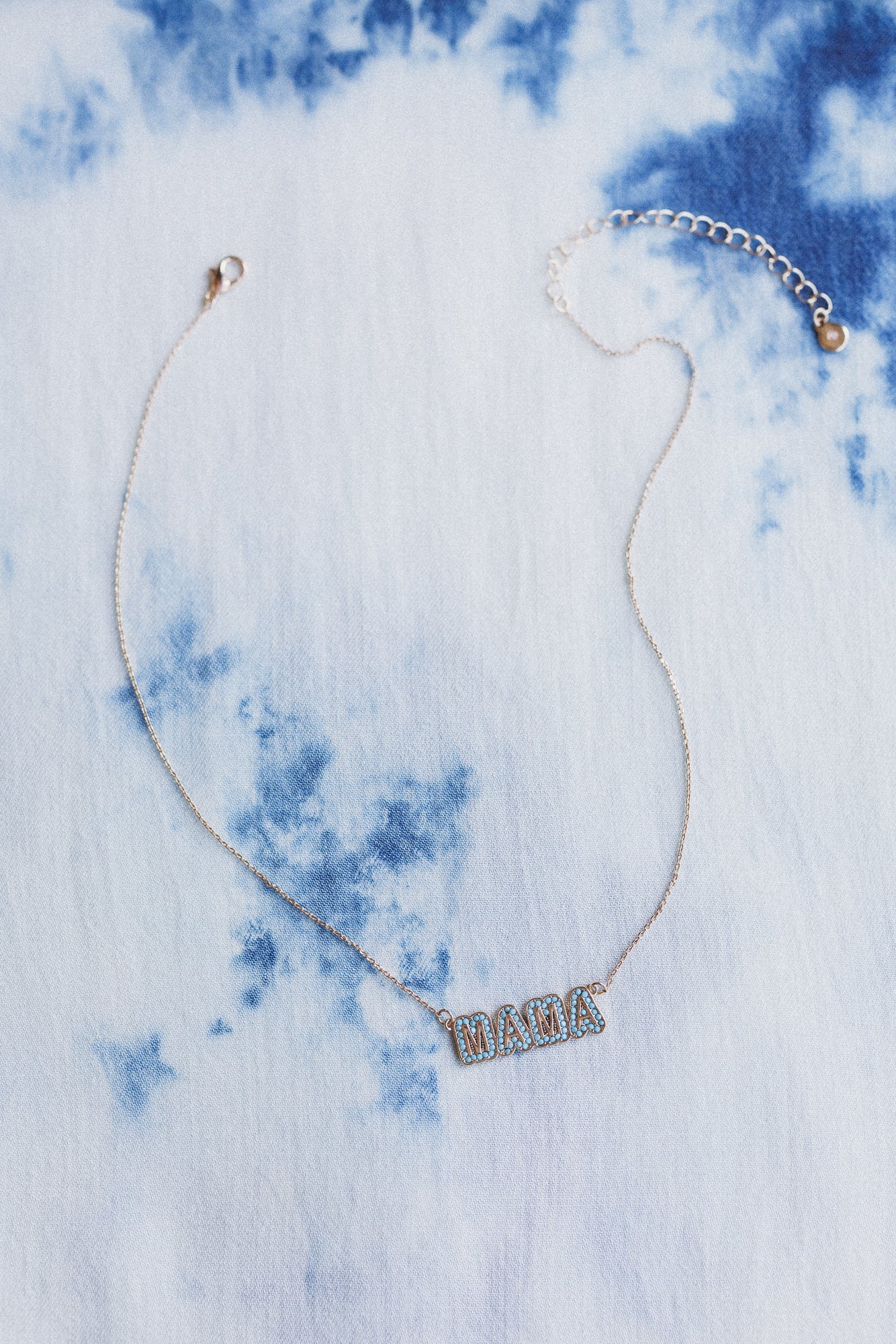 Wander Mama Necklace - Turquoise - Image 4