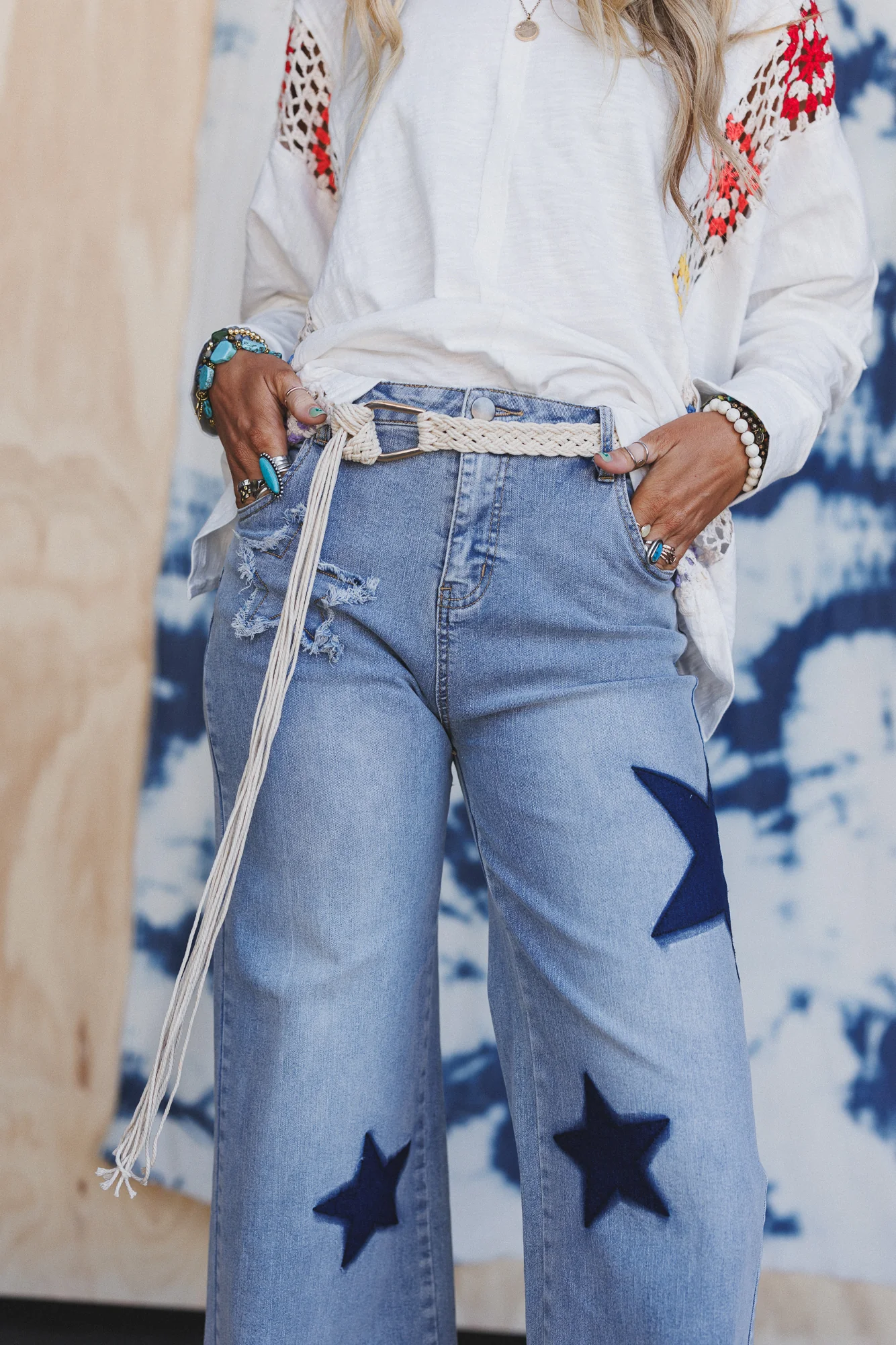 Wanderfree Braided Belt - Ivory - Image 2