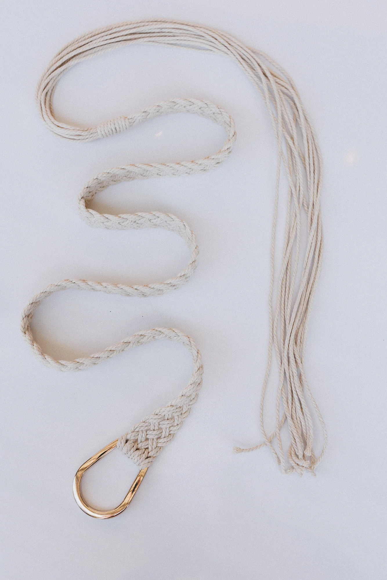Wanderfree Braided Belt - Ivory - Image 5