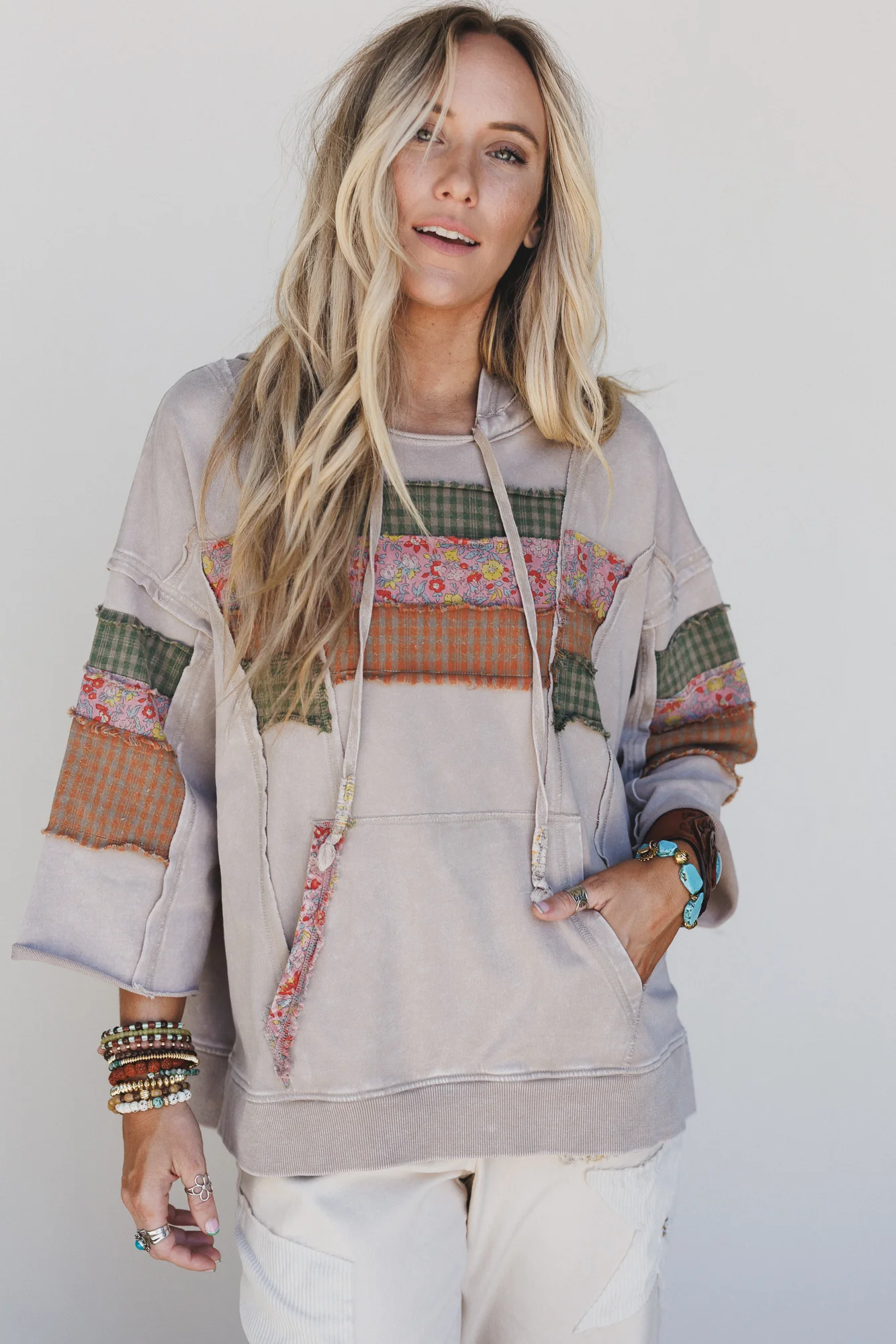 Wanderwest Hoodie Pullover - Taupe - Image 2