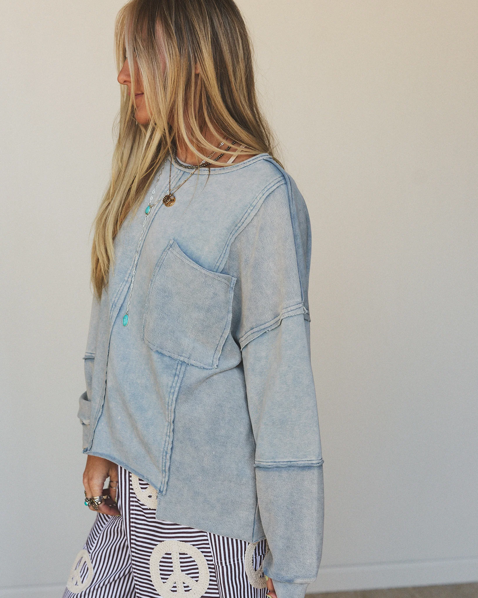 Wave Catcher Pullover - Blue - Image 2