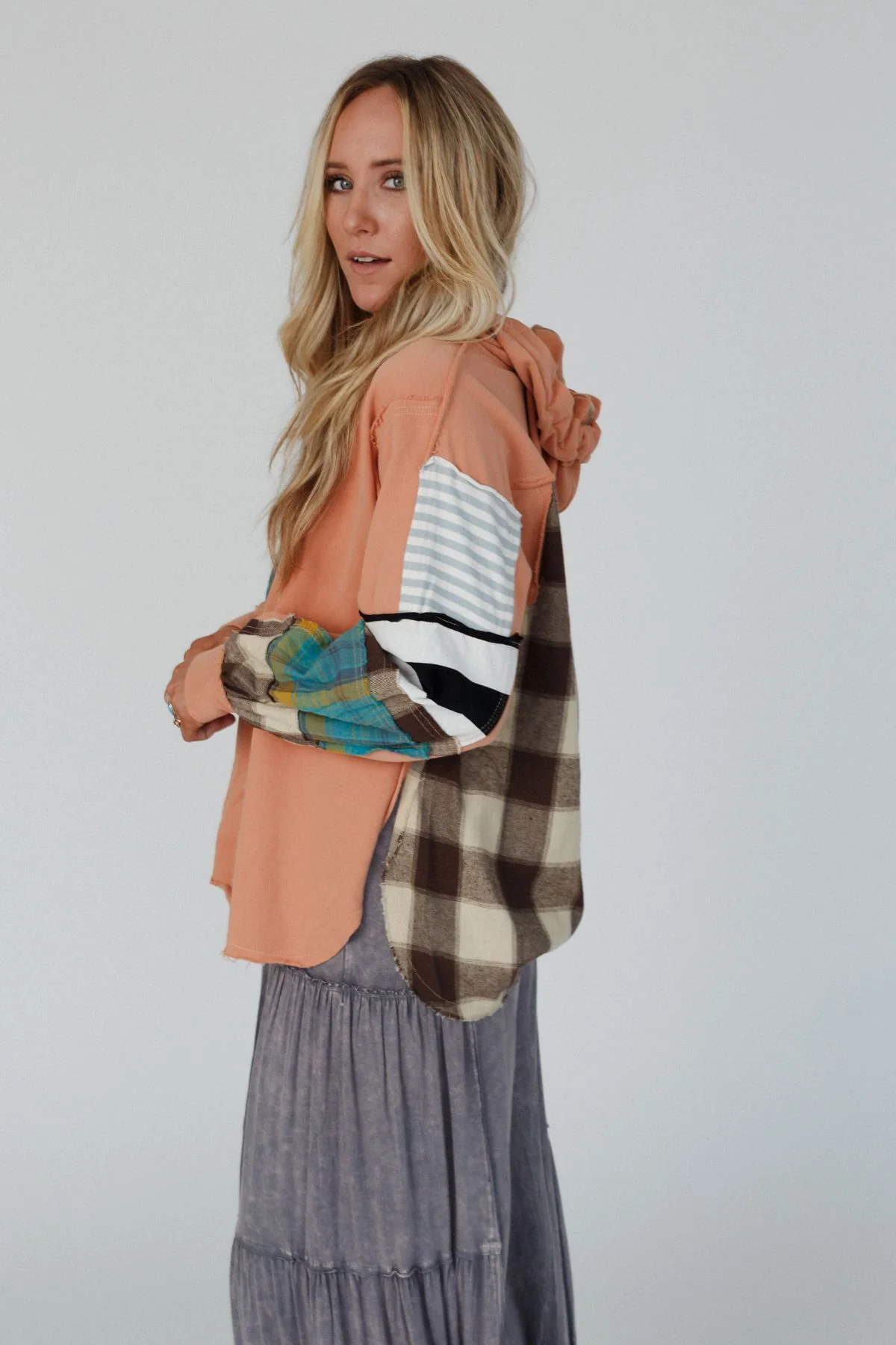 Waylynn Hoodie Pullover - Orange - Image 5