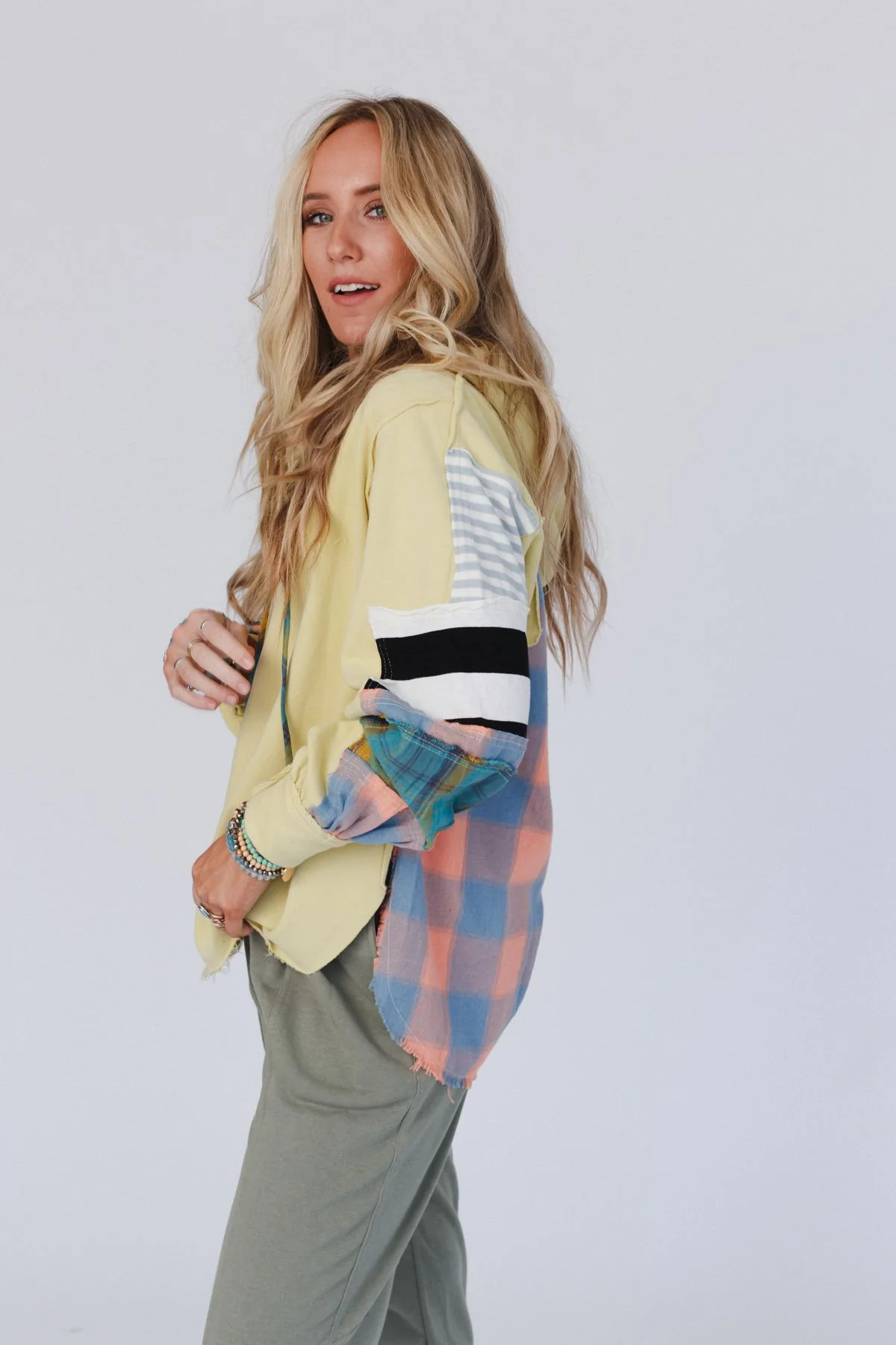 Waylynn Hoodie Pullover - Yellow - Image 3