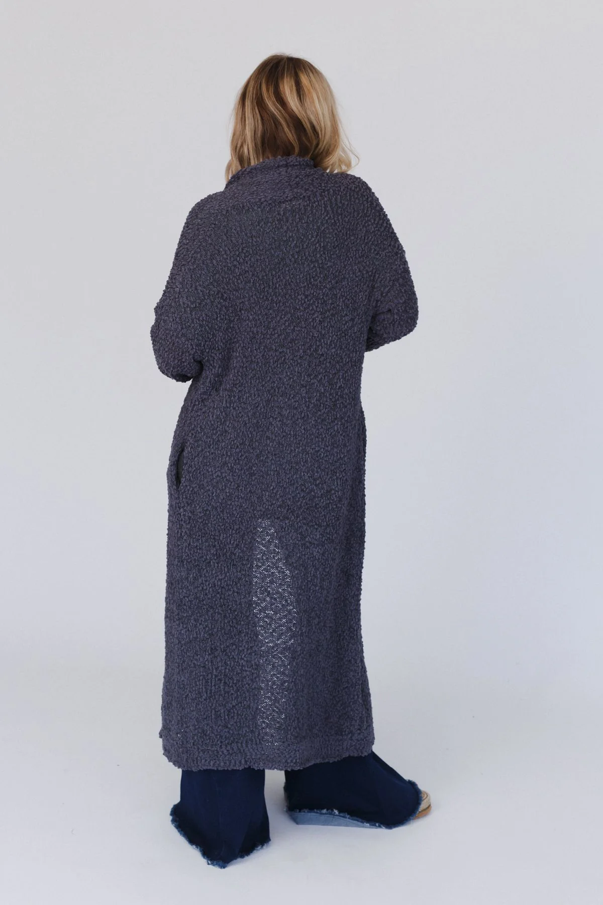 Wednesday Duster Cardigan - Charcoal - Image 4