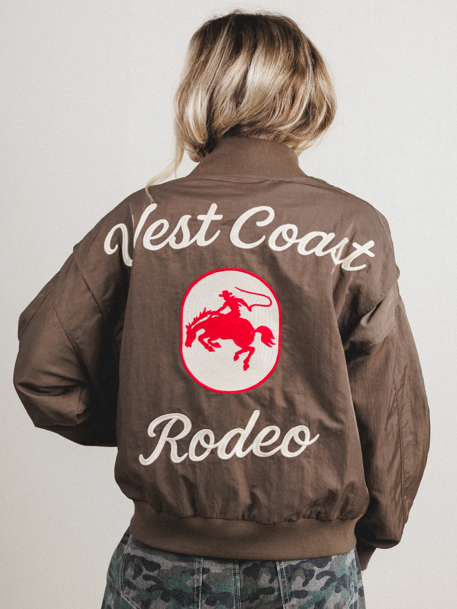 West Coast Rhode Bomber Jacket - Mocha Mousse - Pre Order