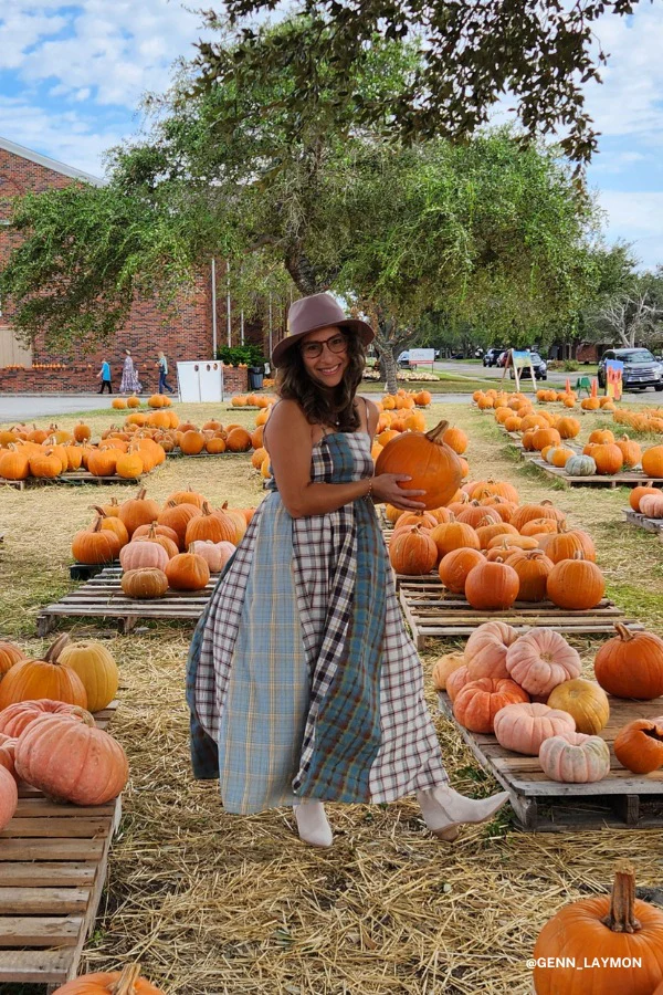 Western Charm Checkered Dress - Mint - Image 4