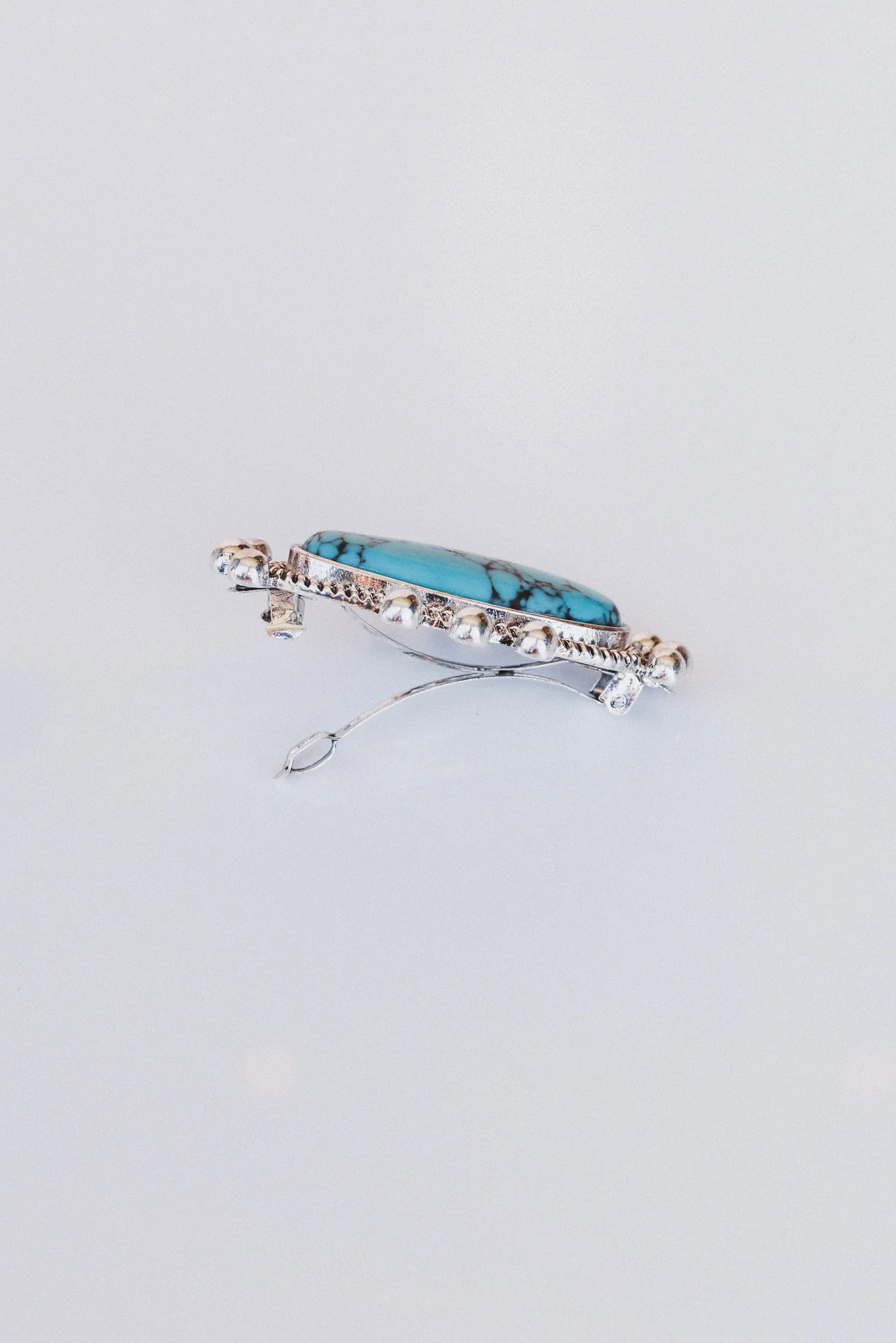 Western Wave Barrette - Turquoise - Image 3