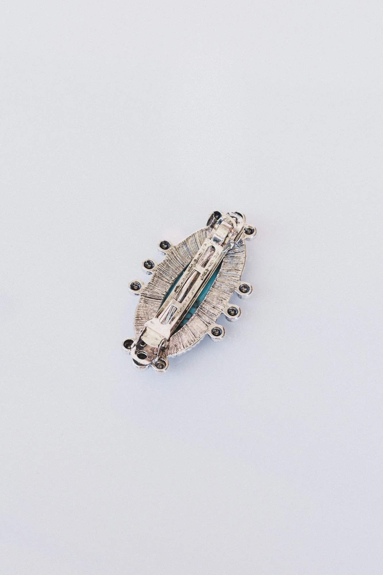 Western Wave Barrette - Turquoise - Image 4