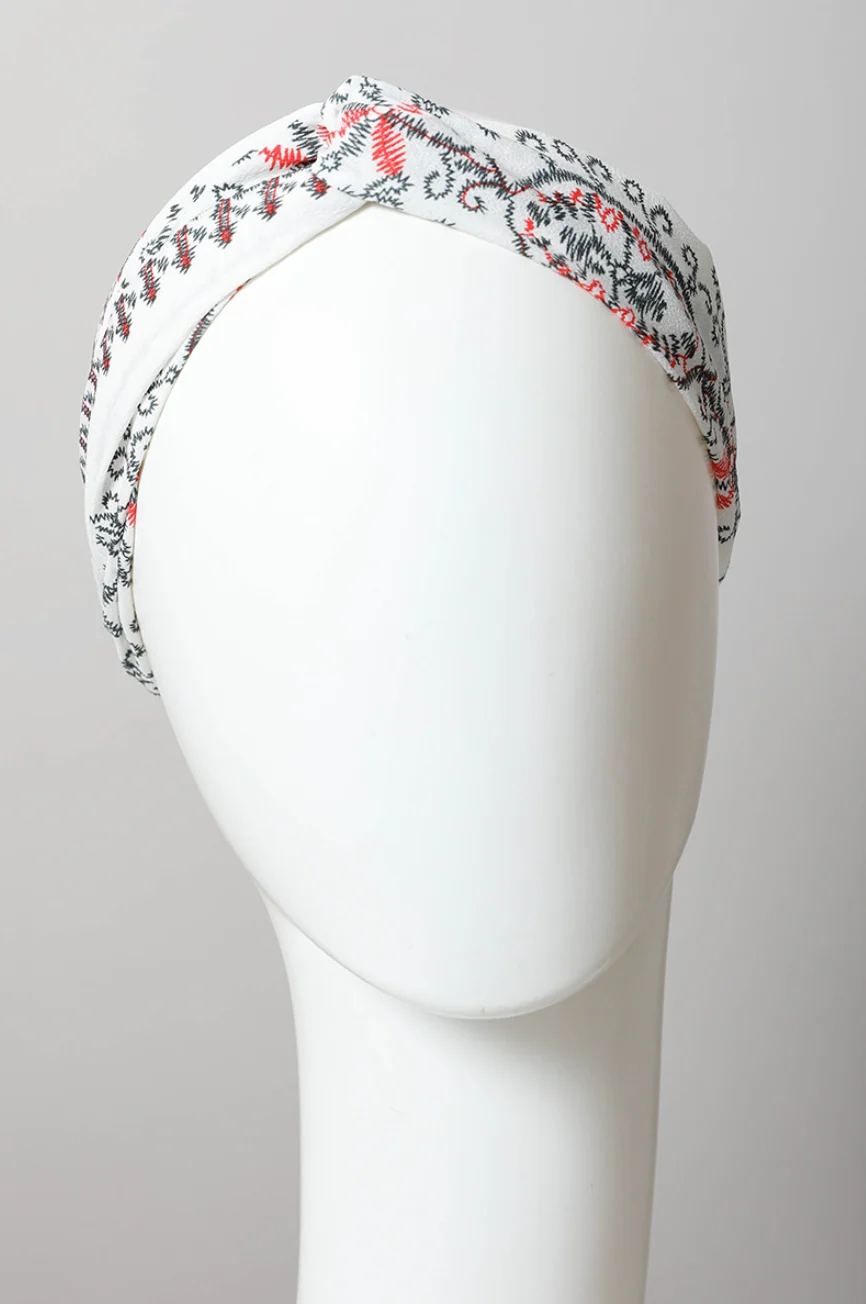 Whats The Stitch Headband - White - Image 4