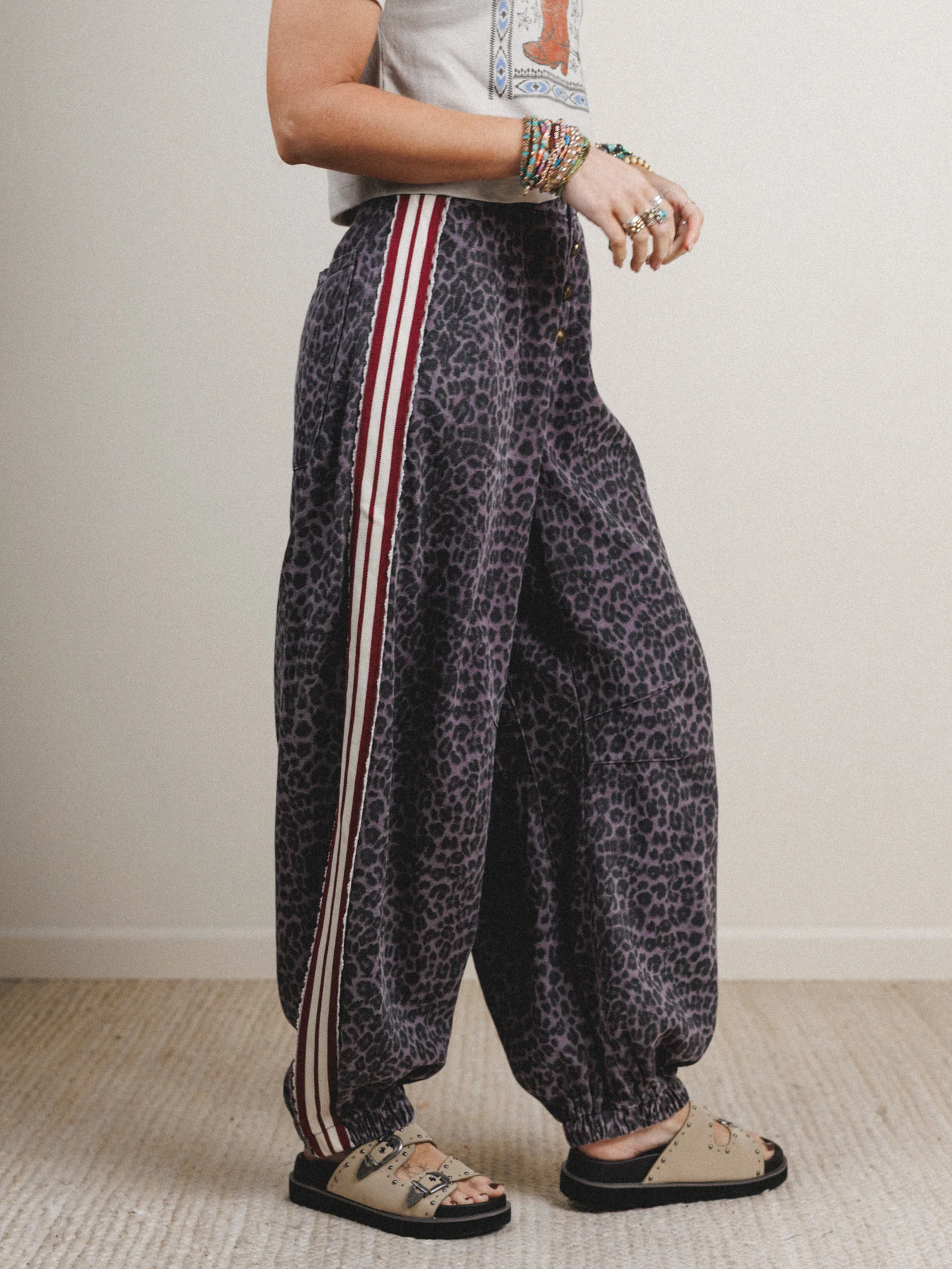 Wild Awakening Pants - Black Leopard - Pre Order