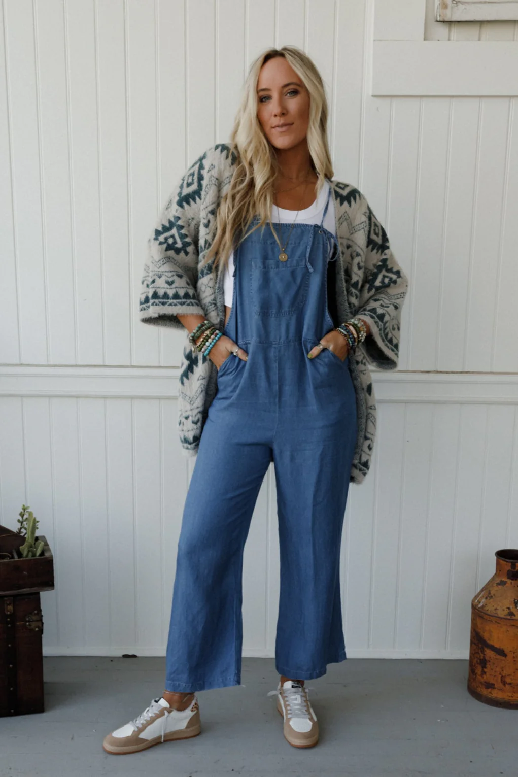 Wild Mesa Cardigan - Teal - Image 4