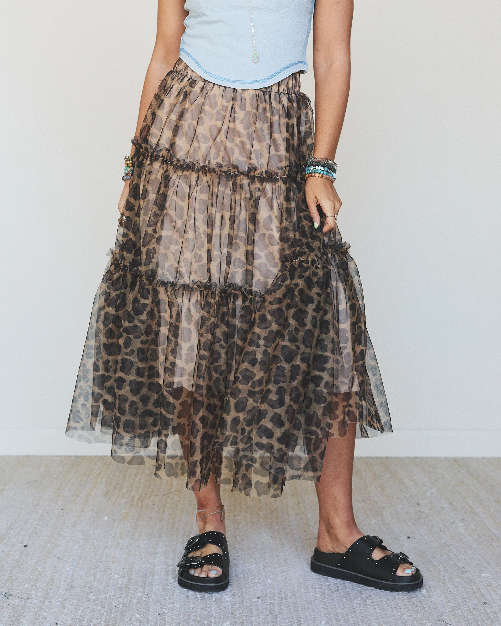 Wild Night Maxi Skirt - Mocha - Image 6
