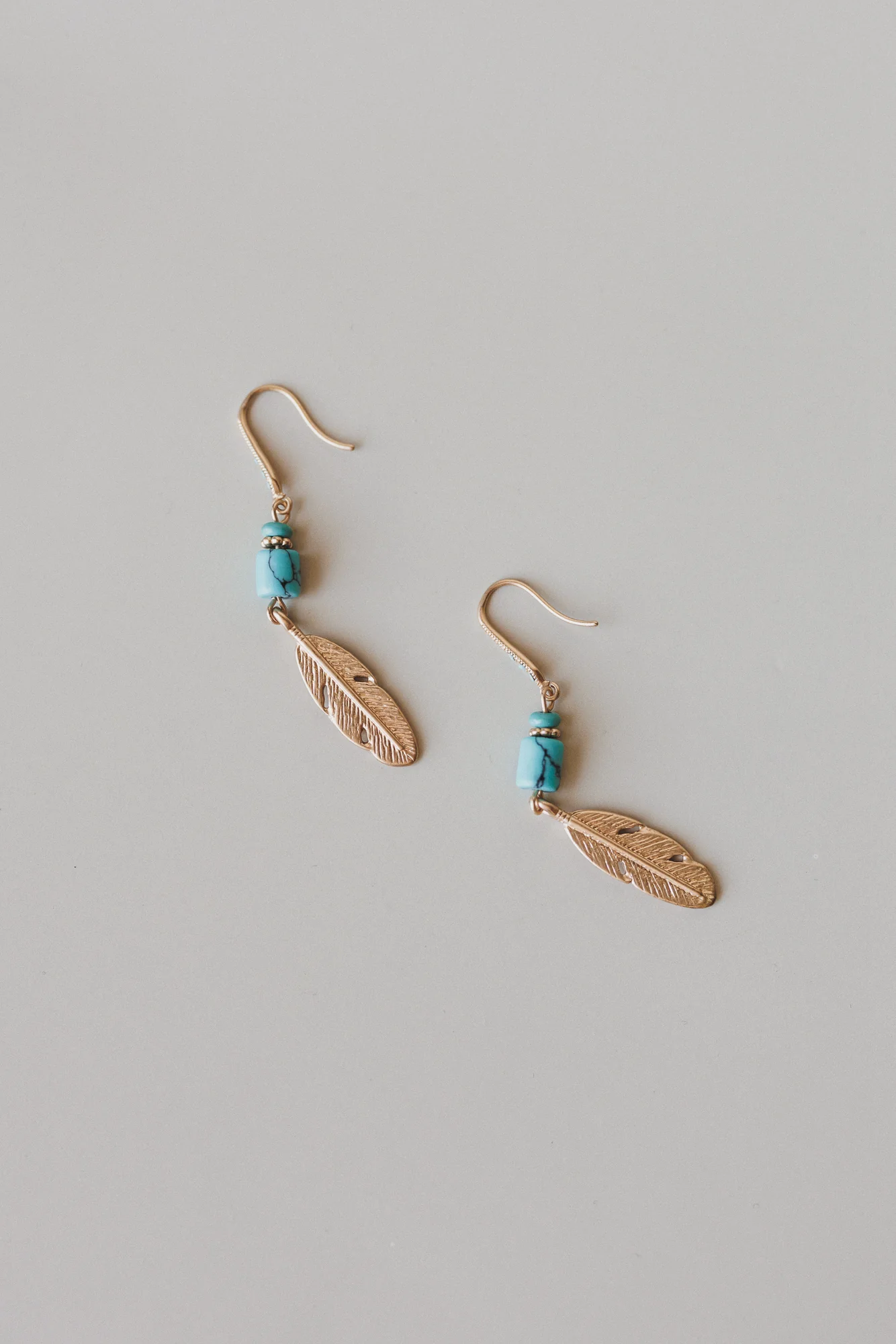Wild Plume Earrings - Turquoise - Image 3