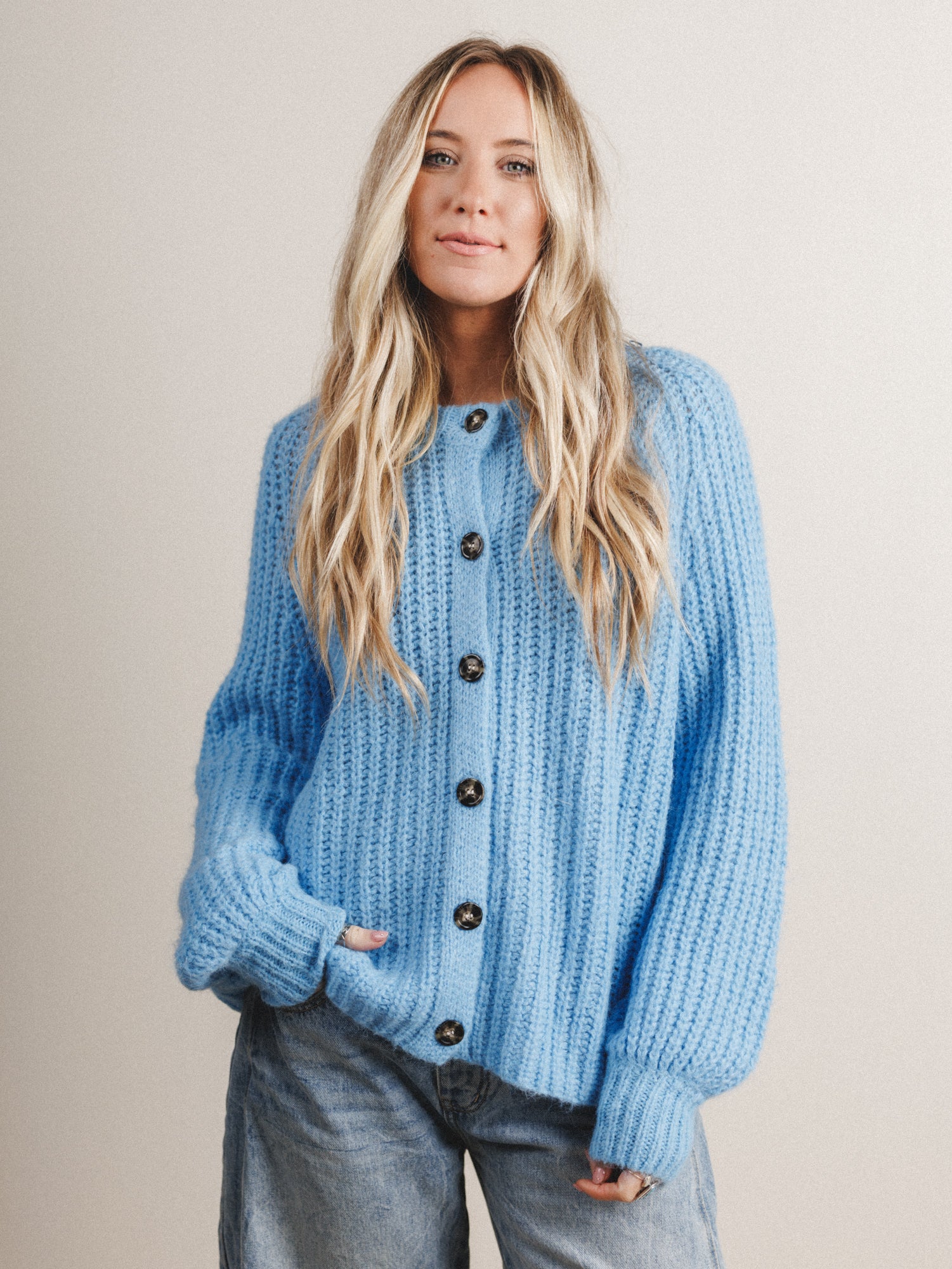 Wild Promise Cardigan - Blue - Image 4