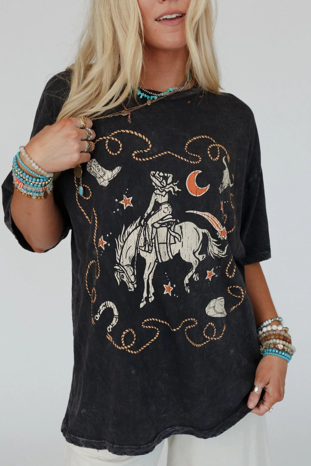 Wild Ride Graphic Tee - Charcoal - Image 5