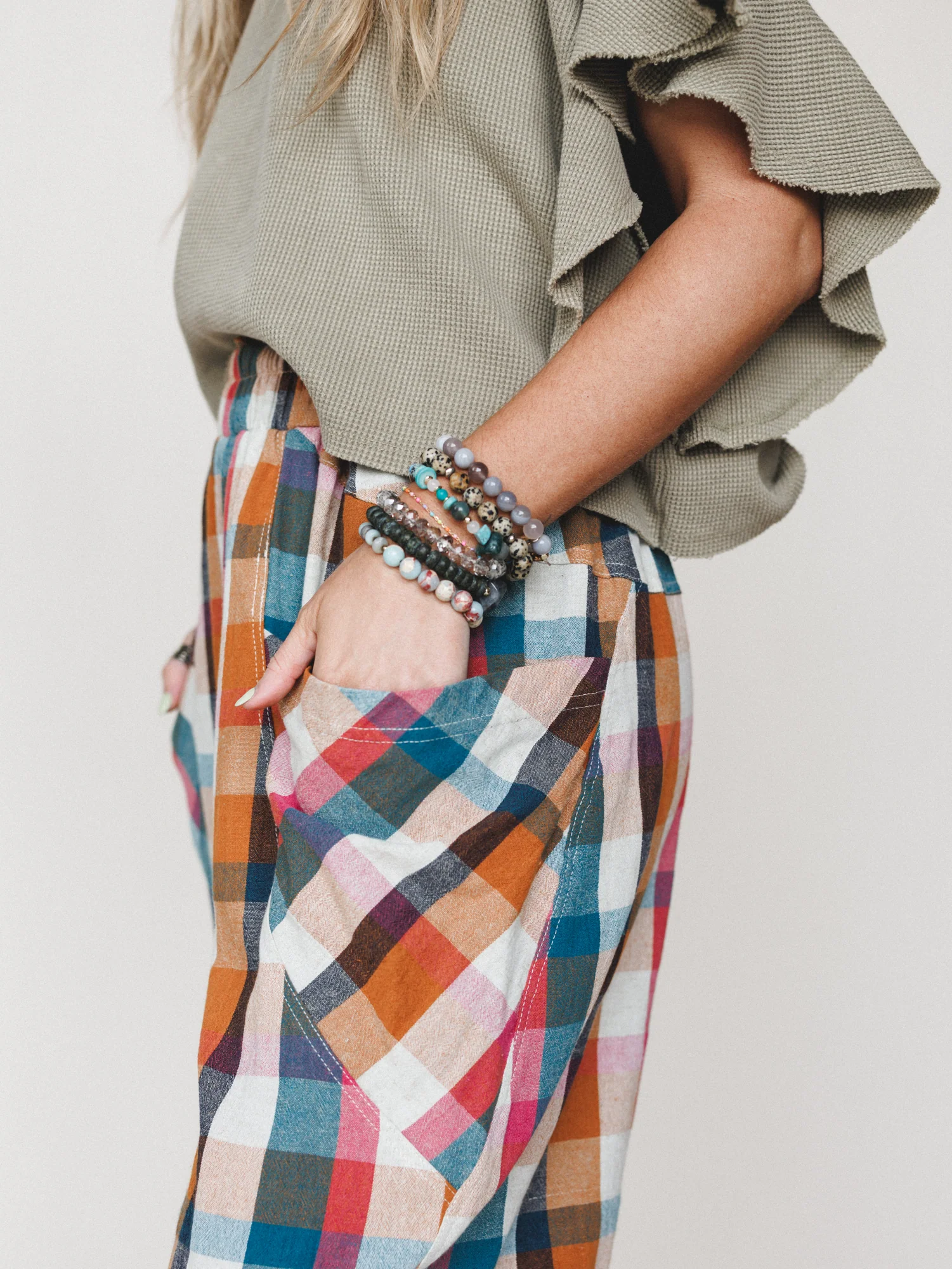 Wild Roams Pants - Rose Teal - Image 4