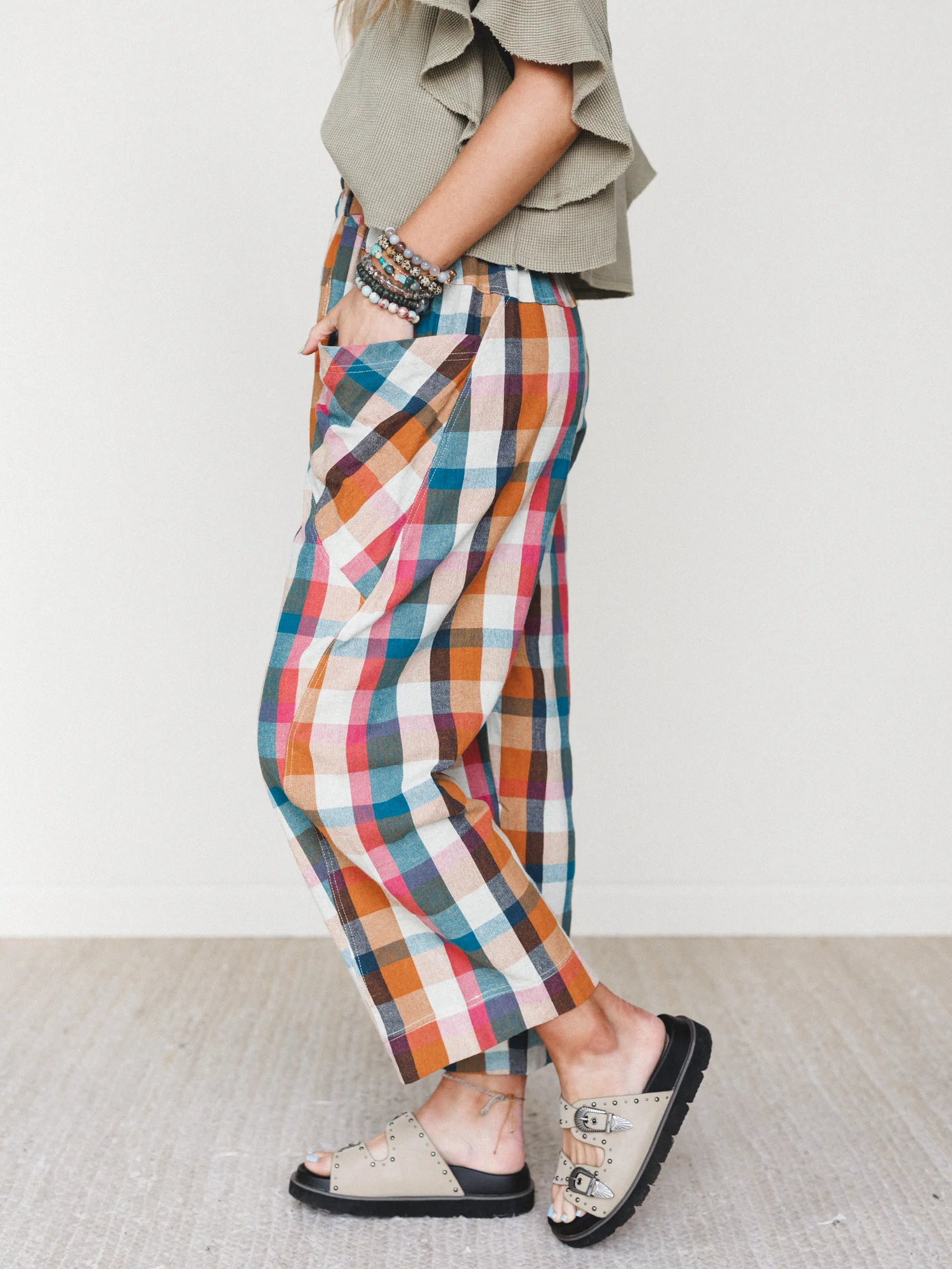 Wild Roams Pants - Rose Teal - Image 7
