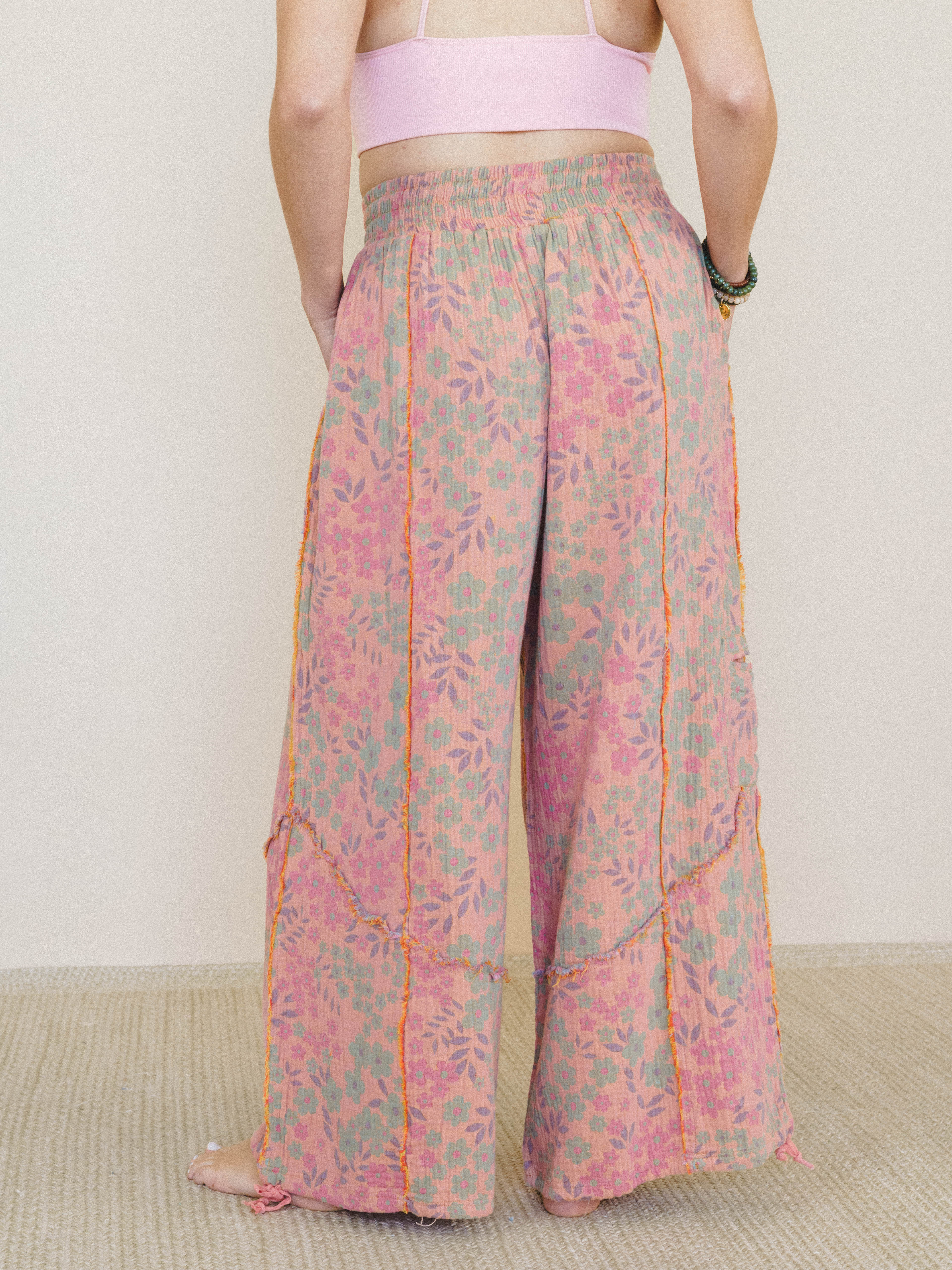 Wild Rose Whisper Pants - Orange - Image 2