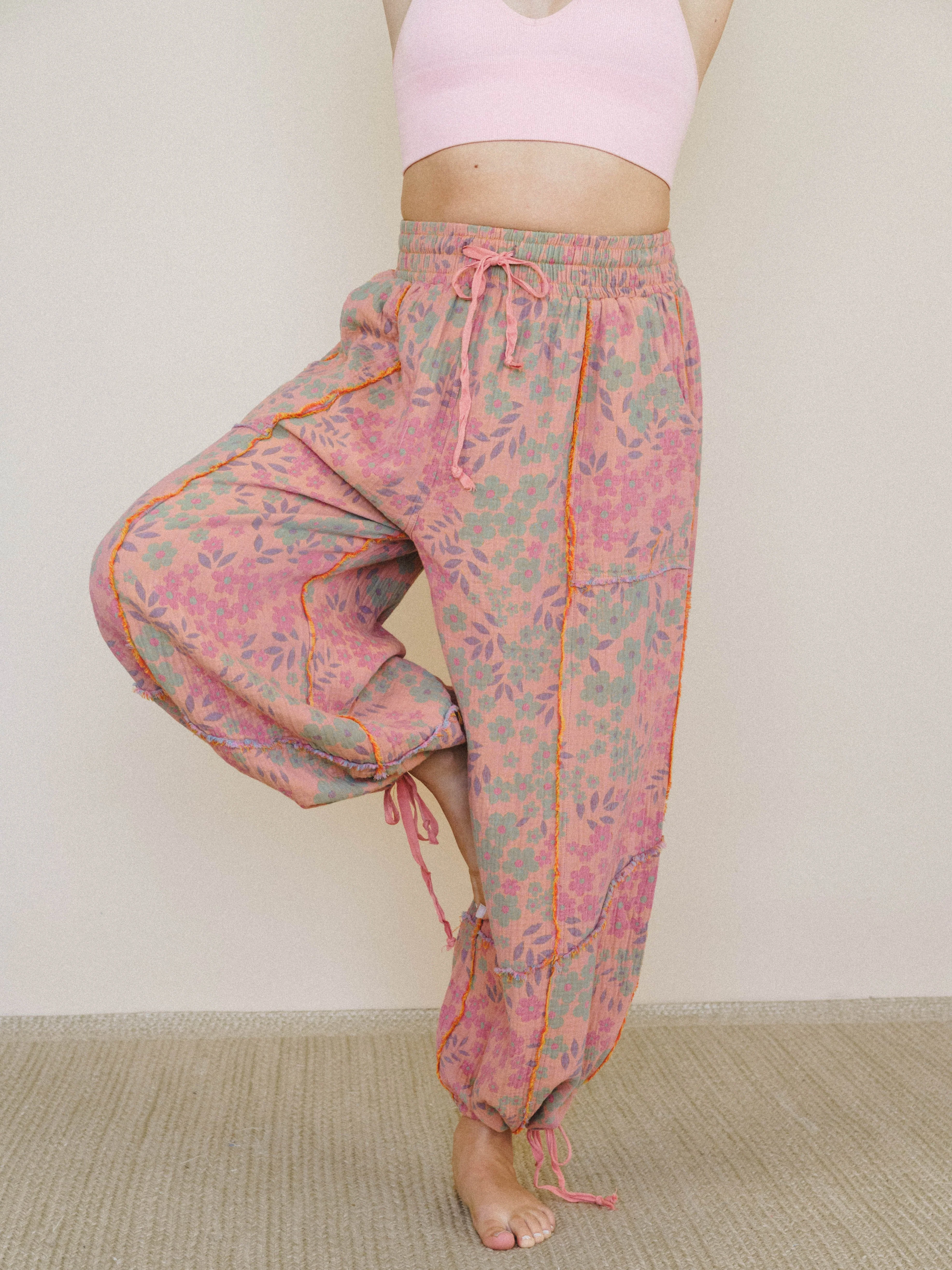 Wild Rose Whisper Pants - Orange - Image 3