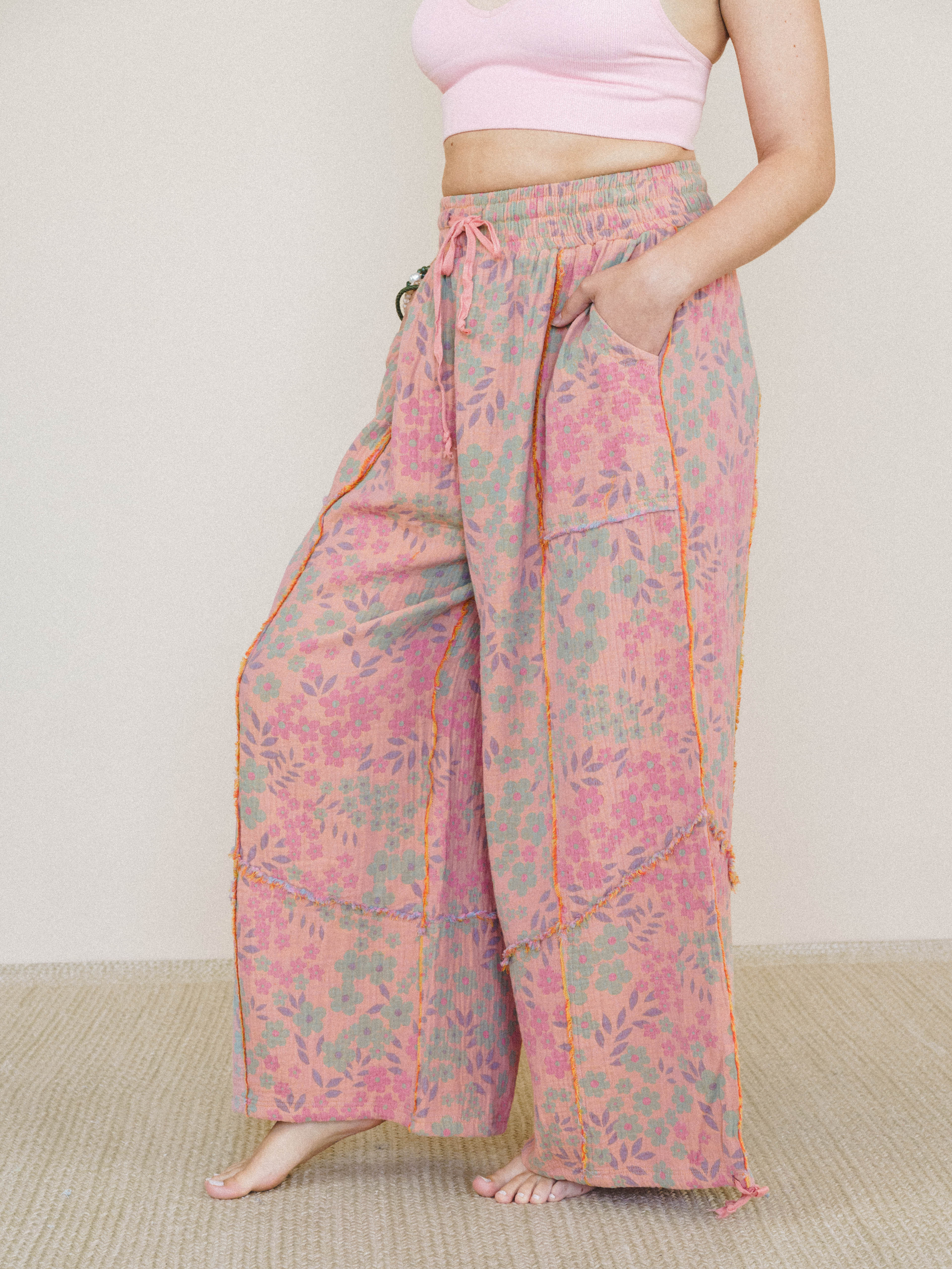 Wild Rose Whisper Pants - Orange - Image 5