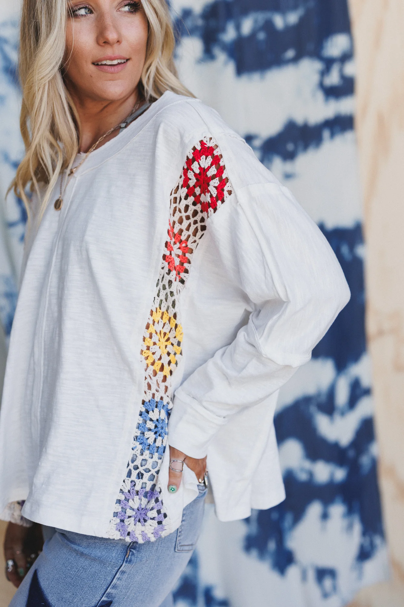 Wild Serenity Crochet Top - Multi - Pre Order - Image 2