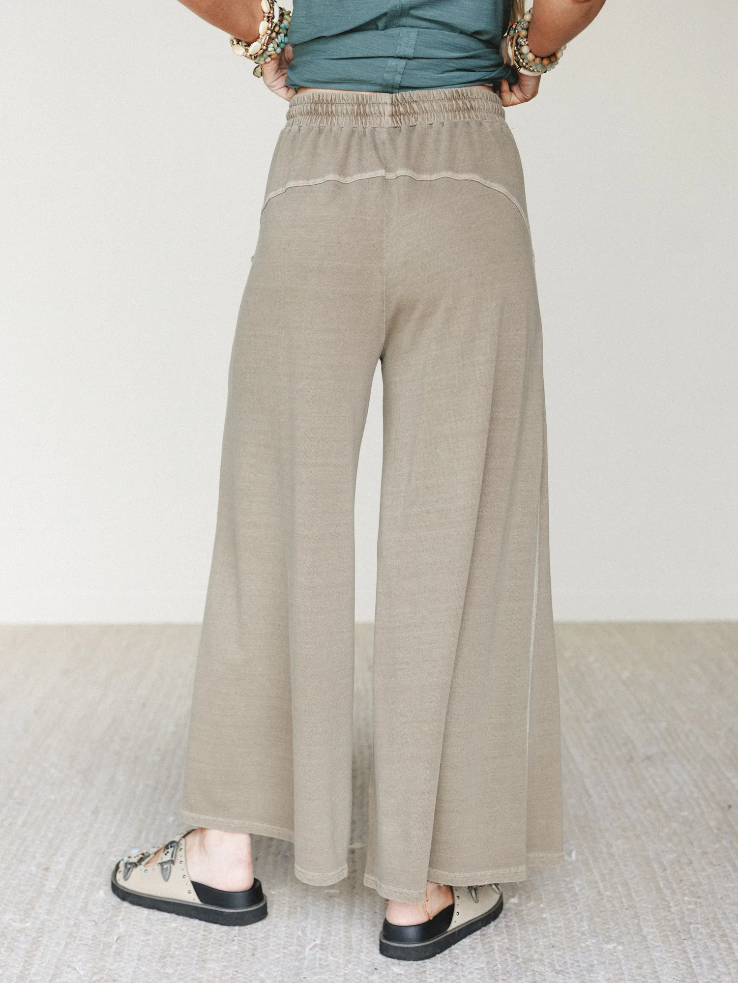 Wild Solistice Drawstring Pants - Mocha - Image 4